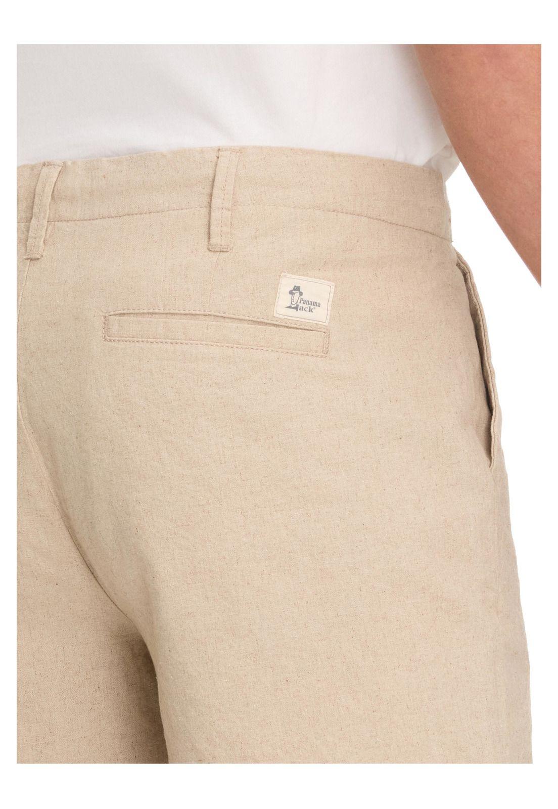 Bermuda Lino Hombre Panama Jack-7