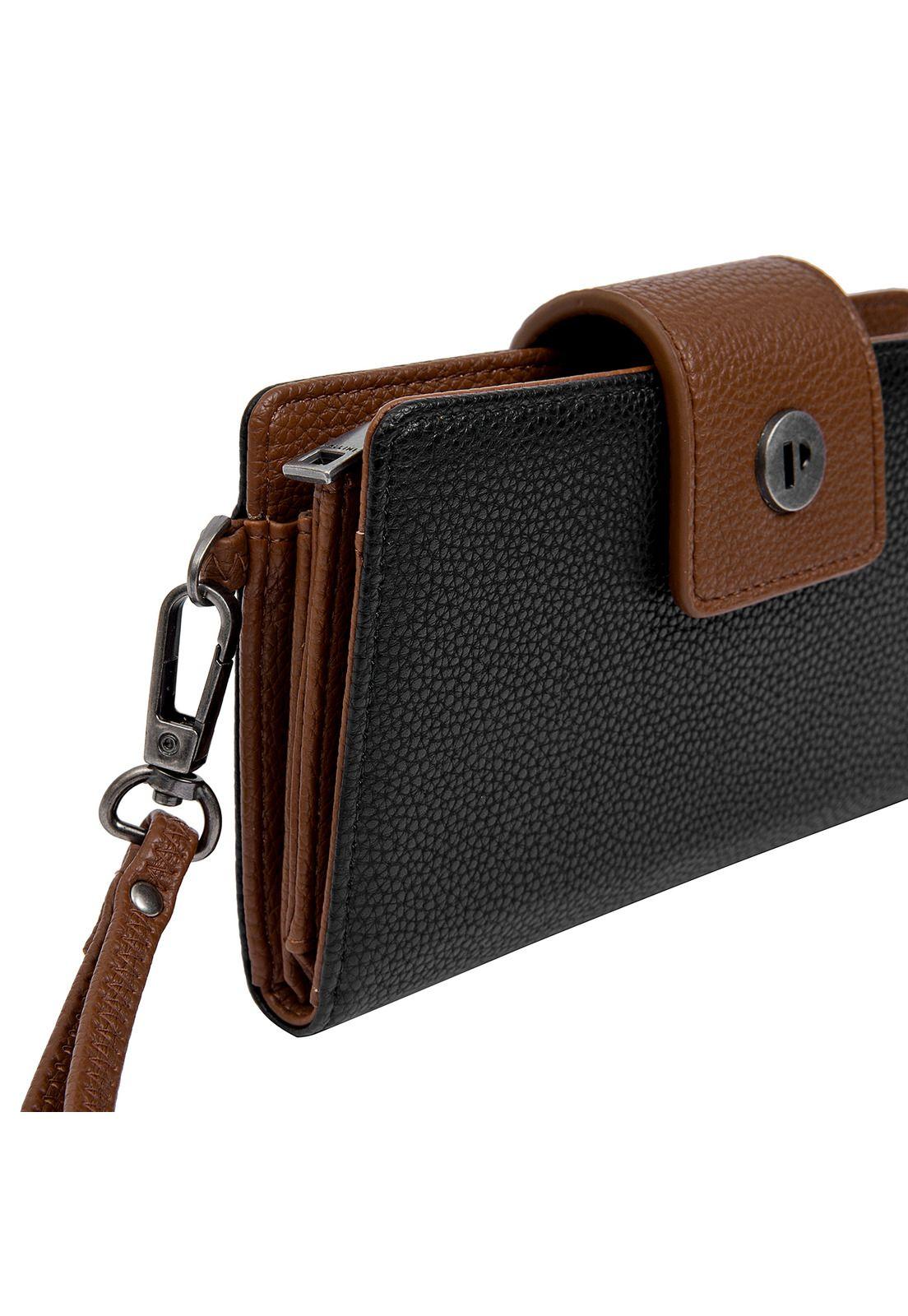 Billetera Mujer Negro Pollini-4