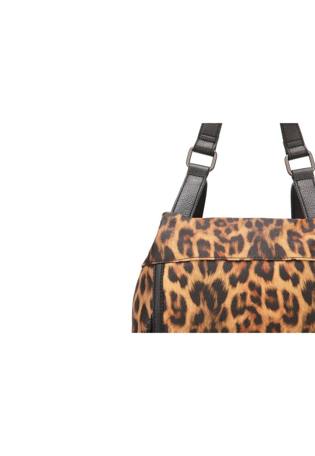 Mochila Mujer Animal Print Pollini-5