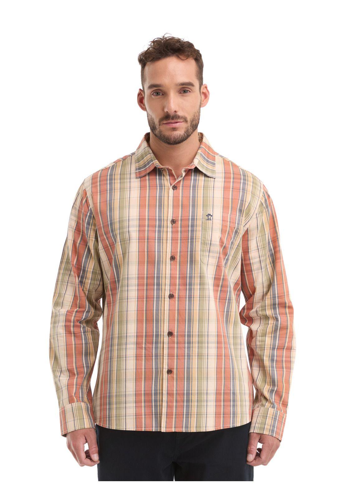 Camisa Manga Larga Hombre V460 Panama Jack-0