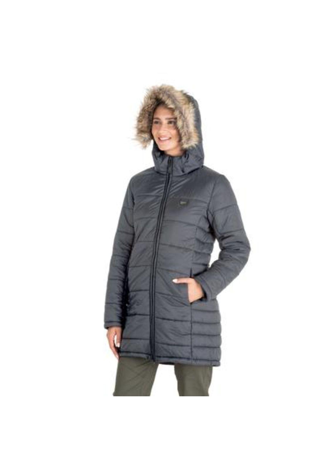 Parka Mujer Gris Panama Jack-2