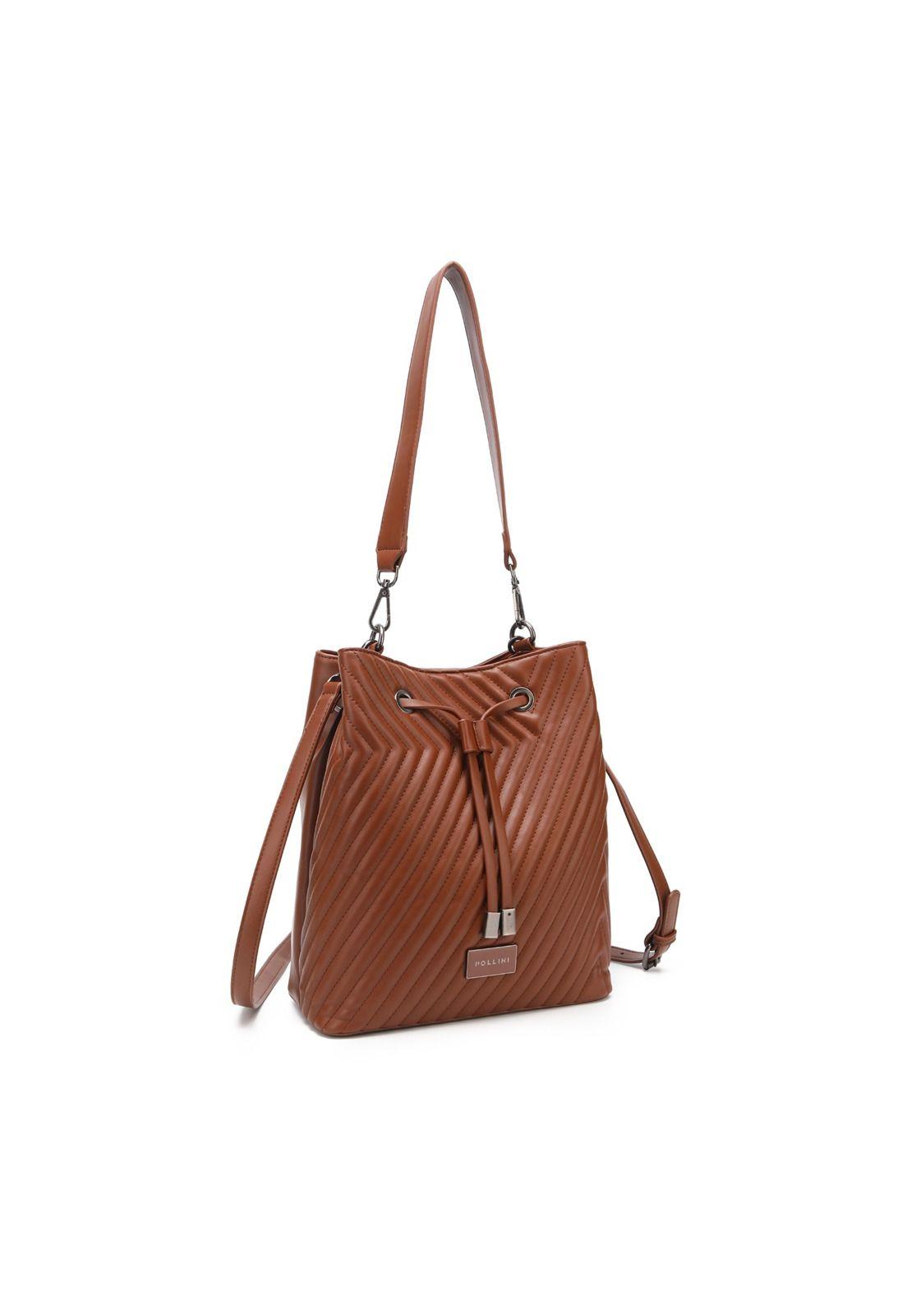 Cartera Chocolate Pollini-1