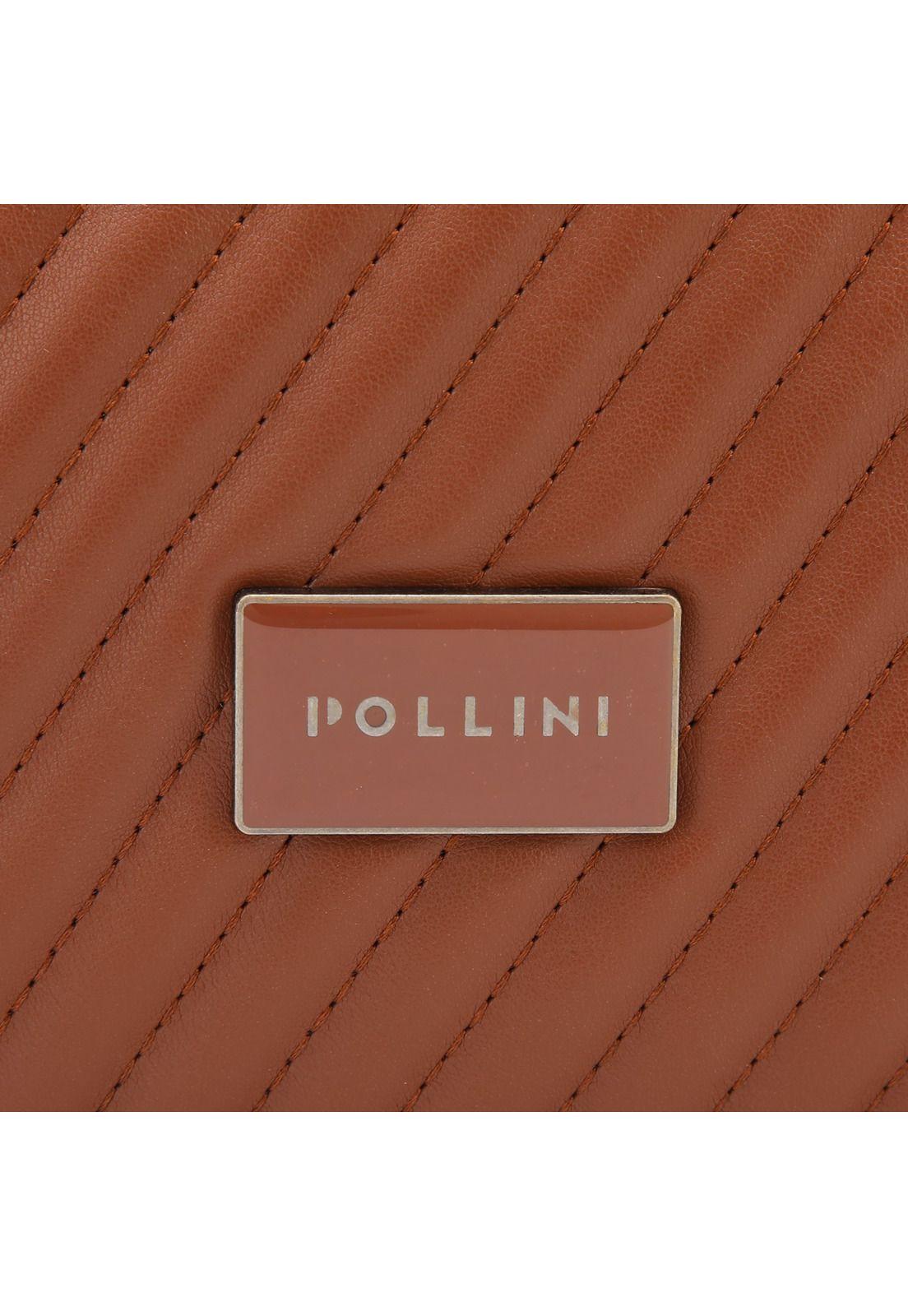 Cartera Chocolate Pollini-5