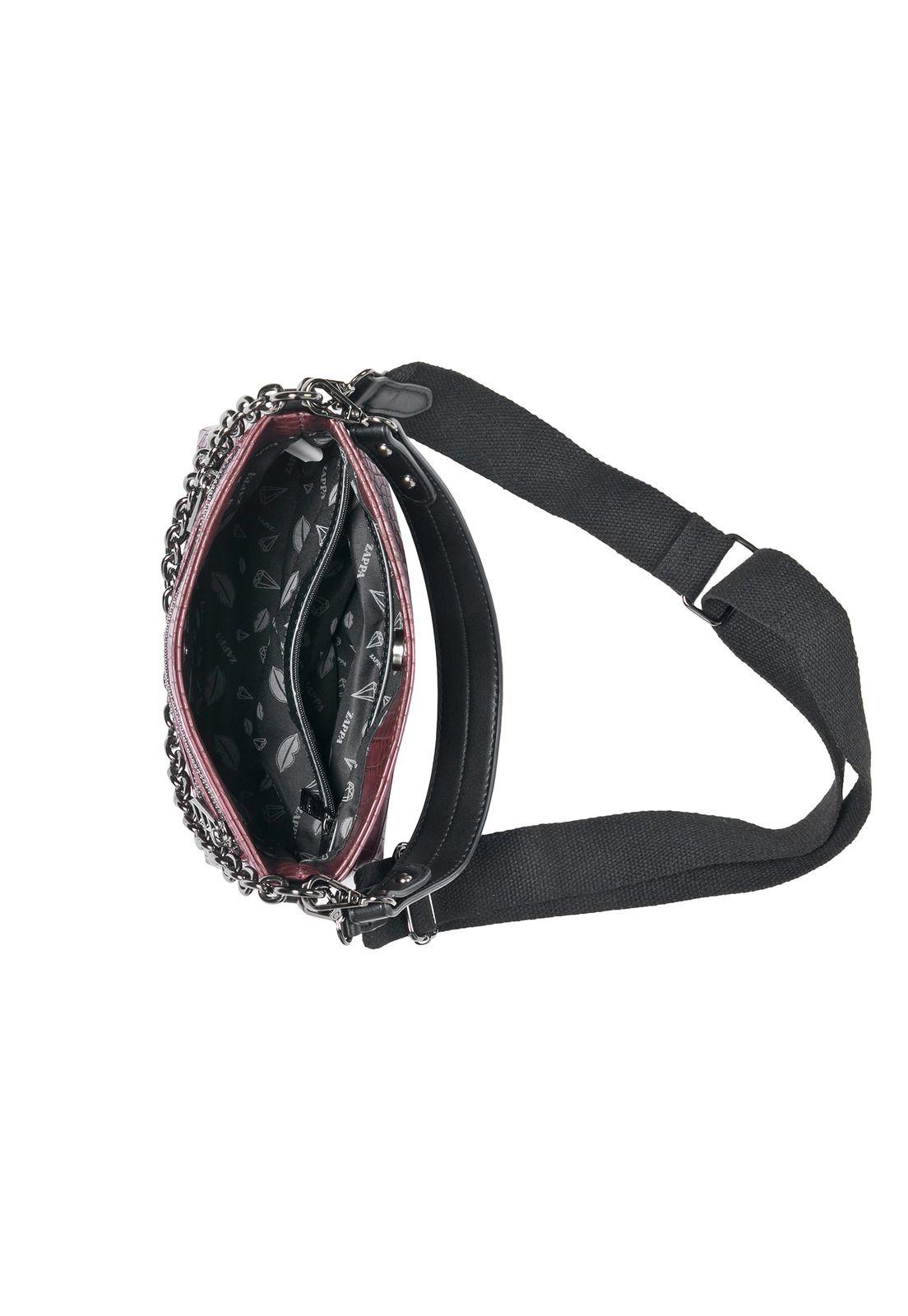 Cartera Bandolera Frambuesa Zappa-2