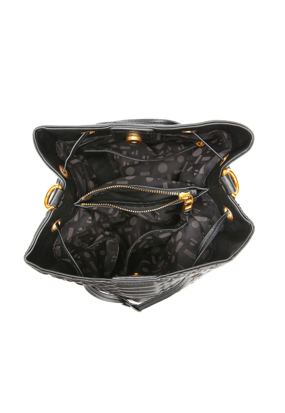 Cartera Hombro Negro Pollini-2