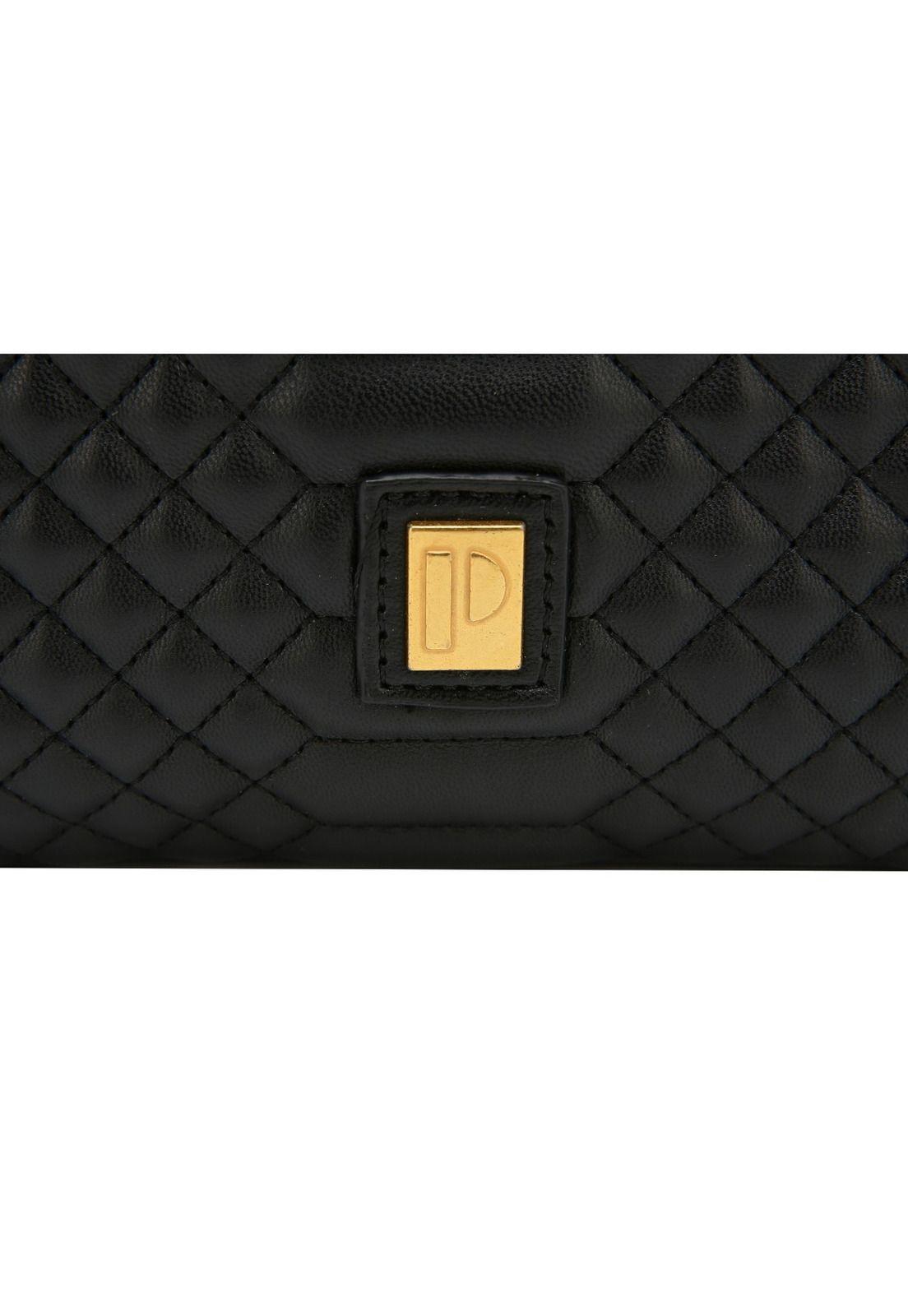 Cartera Hombro Negro Pollini-5