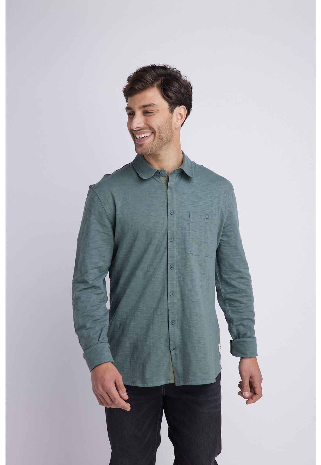 Camisa Hombre Verde Panama Jack-0