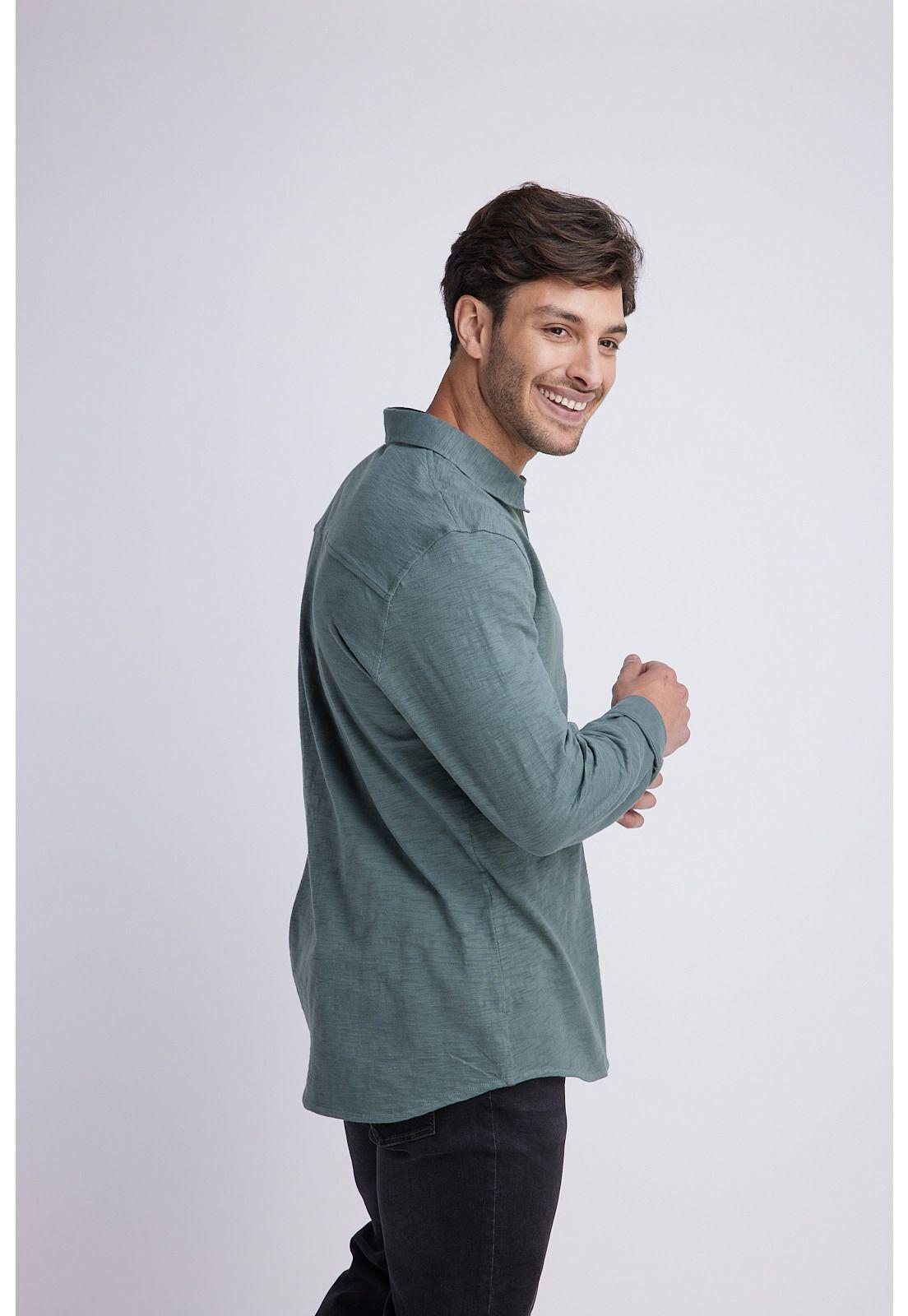 Camisa Hombre Verde Panama Jack-1