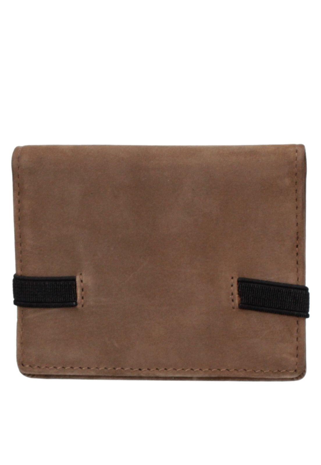 Billetera Tarjetero Cuero Hombre Café Panama Jack-2