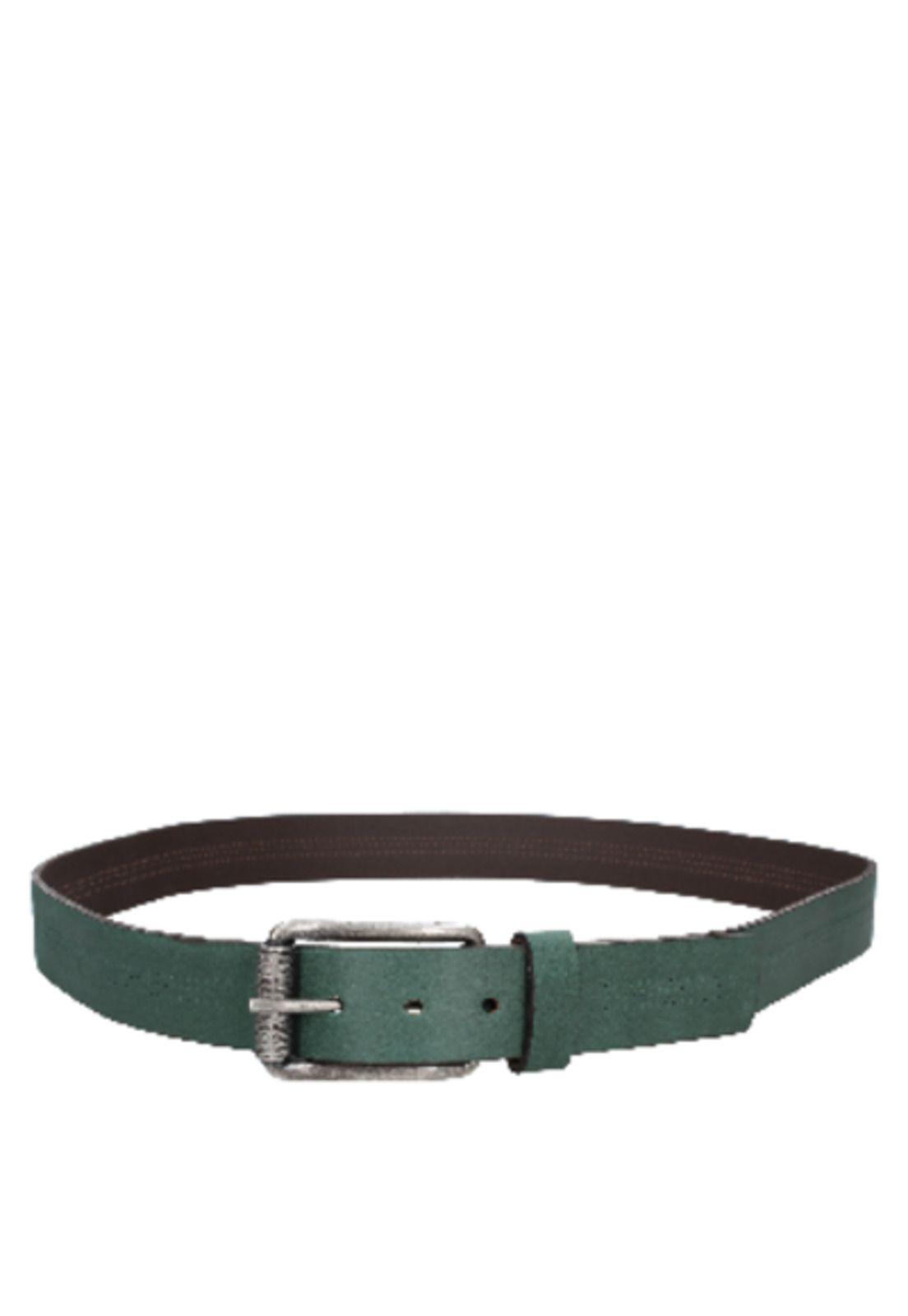 Cinturón Cuero Hombre Verde Panama Jack-1