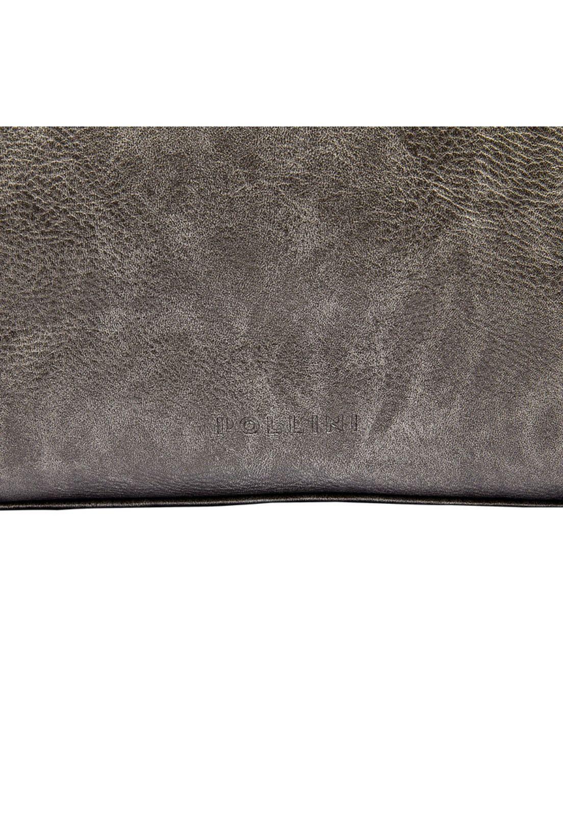 Cartera Bandolera Turin I Plateado Pollini-5