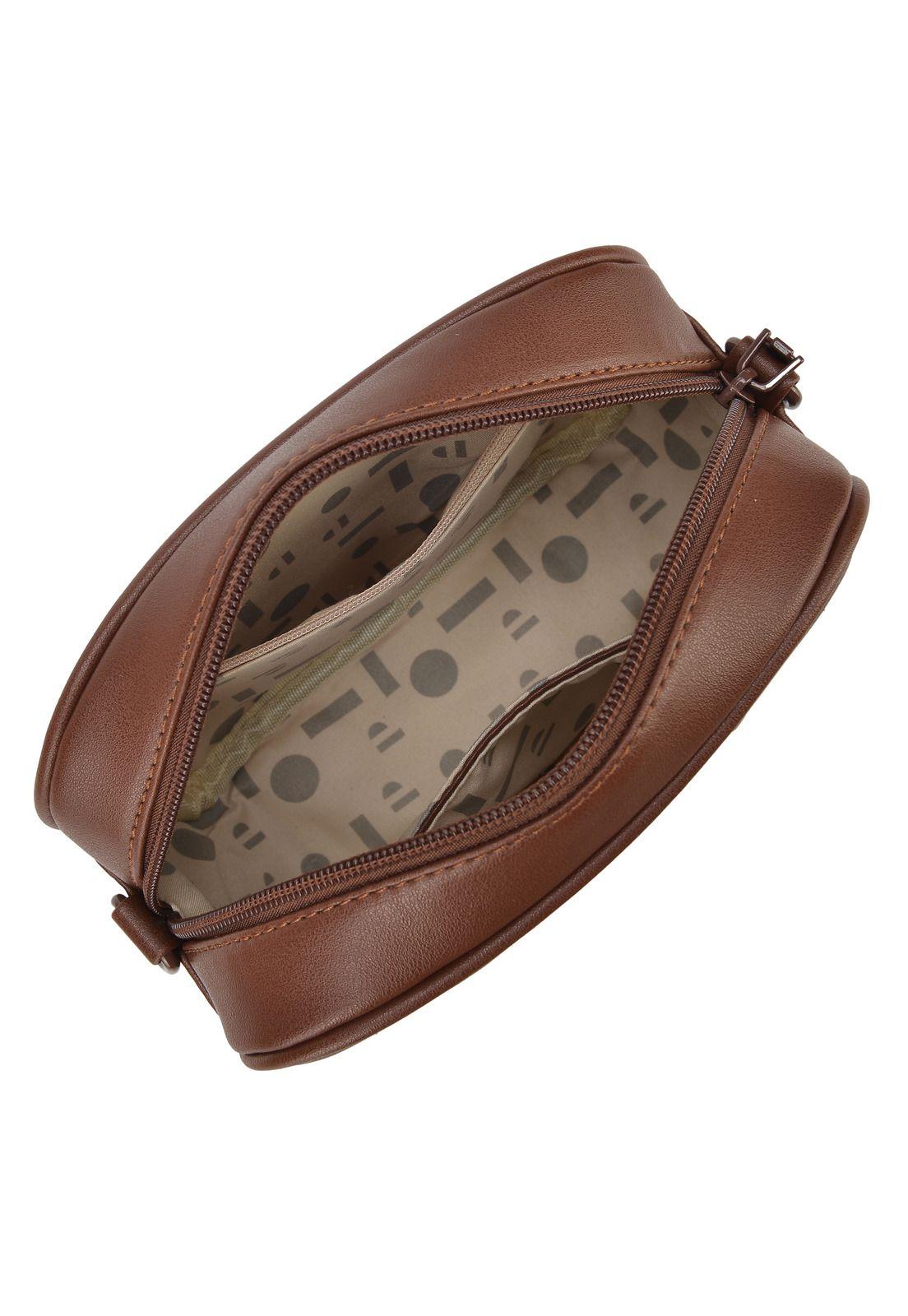 Cartera Bandolera Chocolate Pollini-3