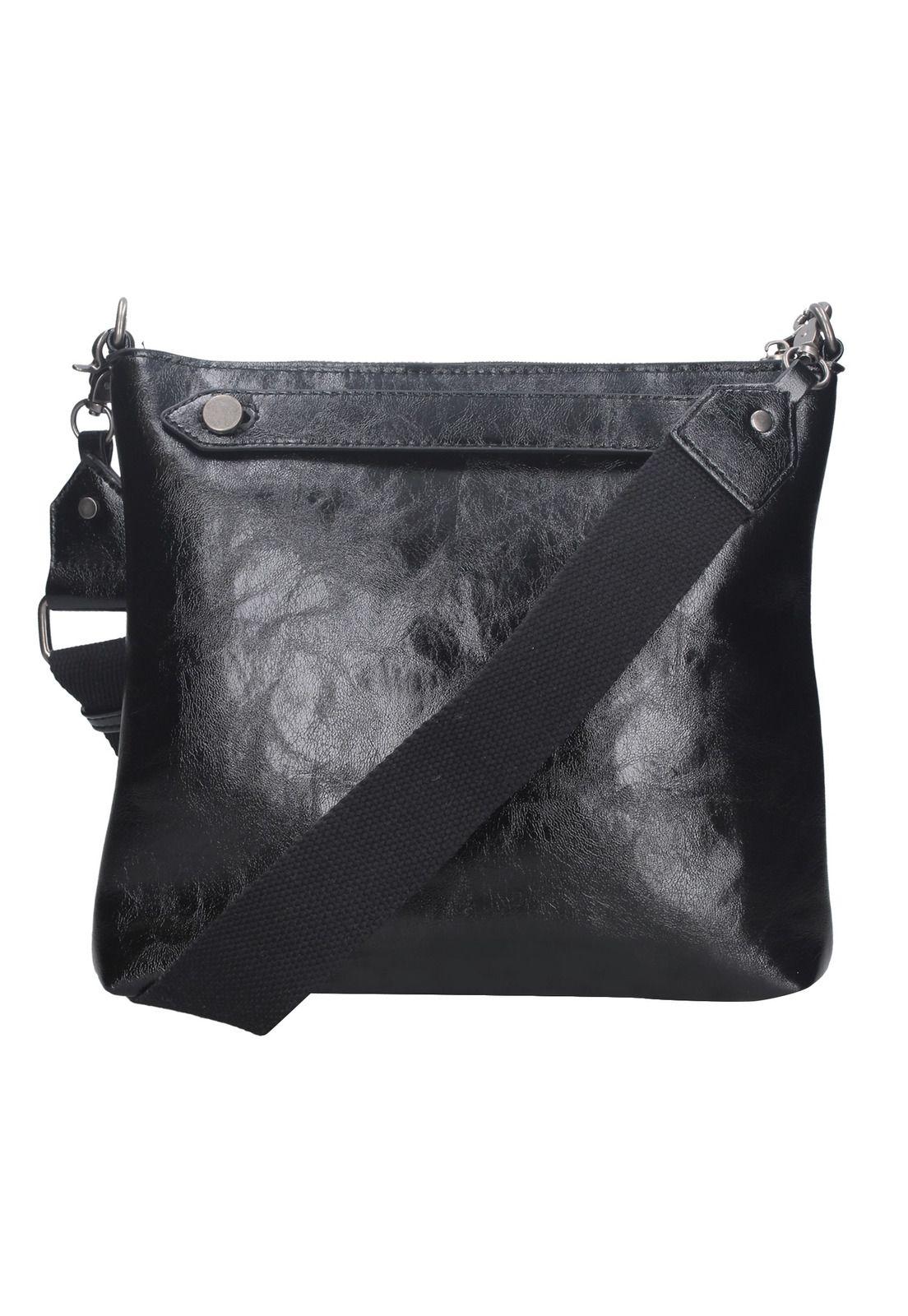 Cartera Bandolera Oxford Negro Zappa-2