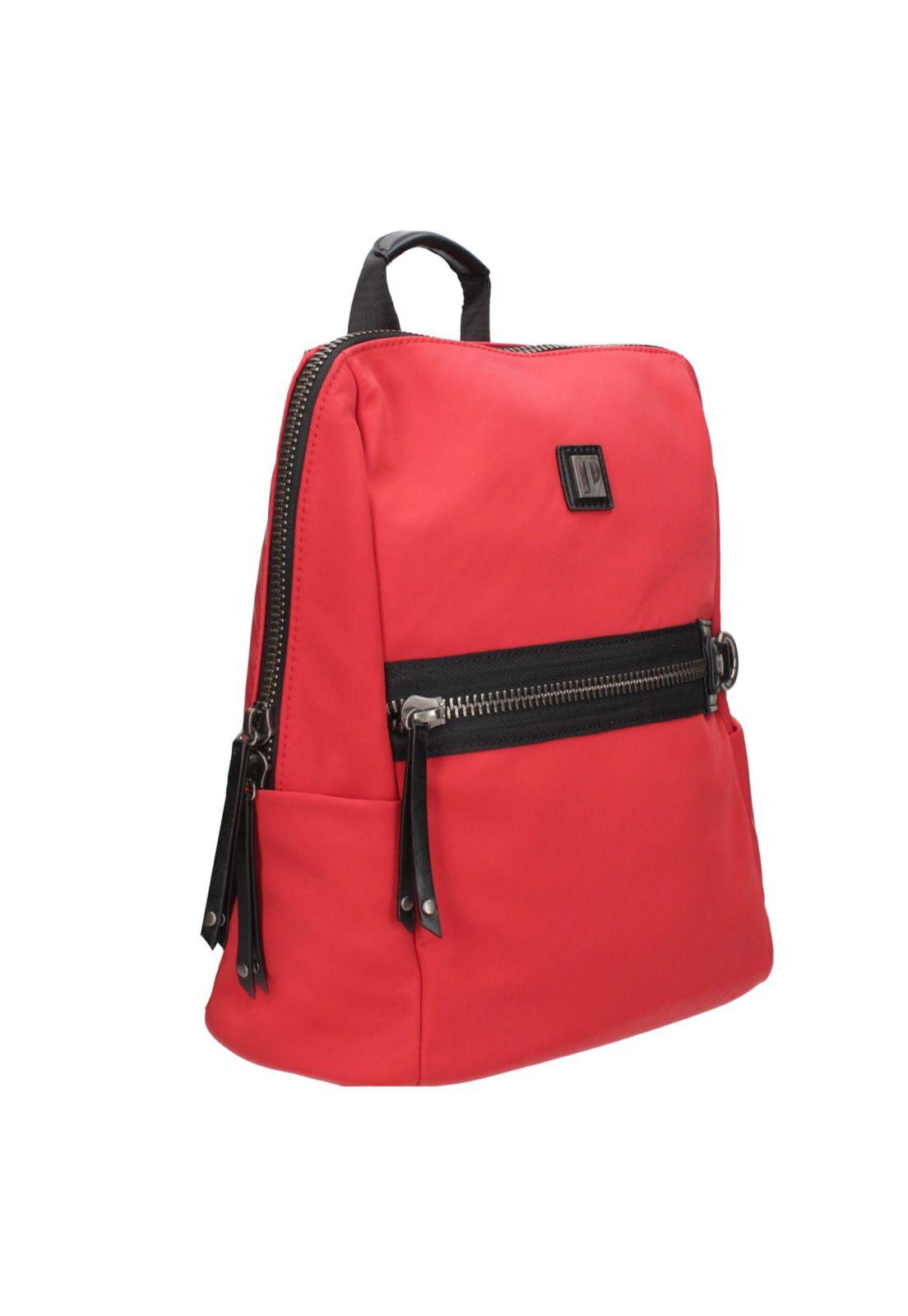 Mochila Mujer Rojo Pollini-1