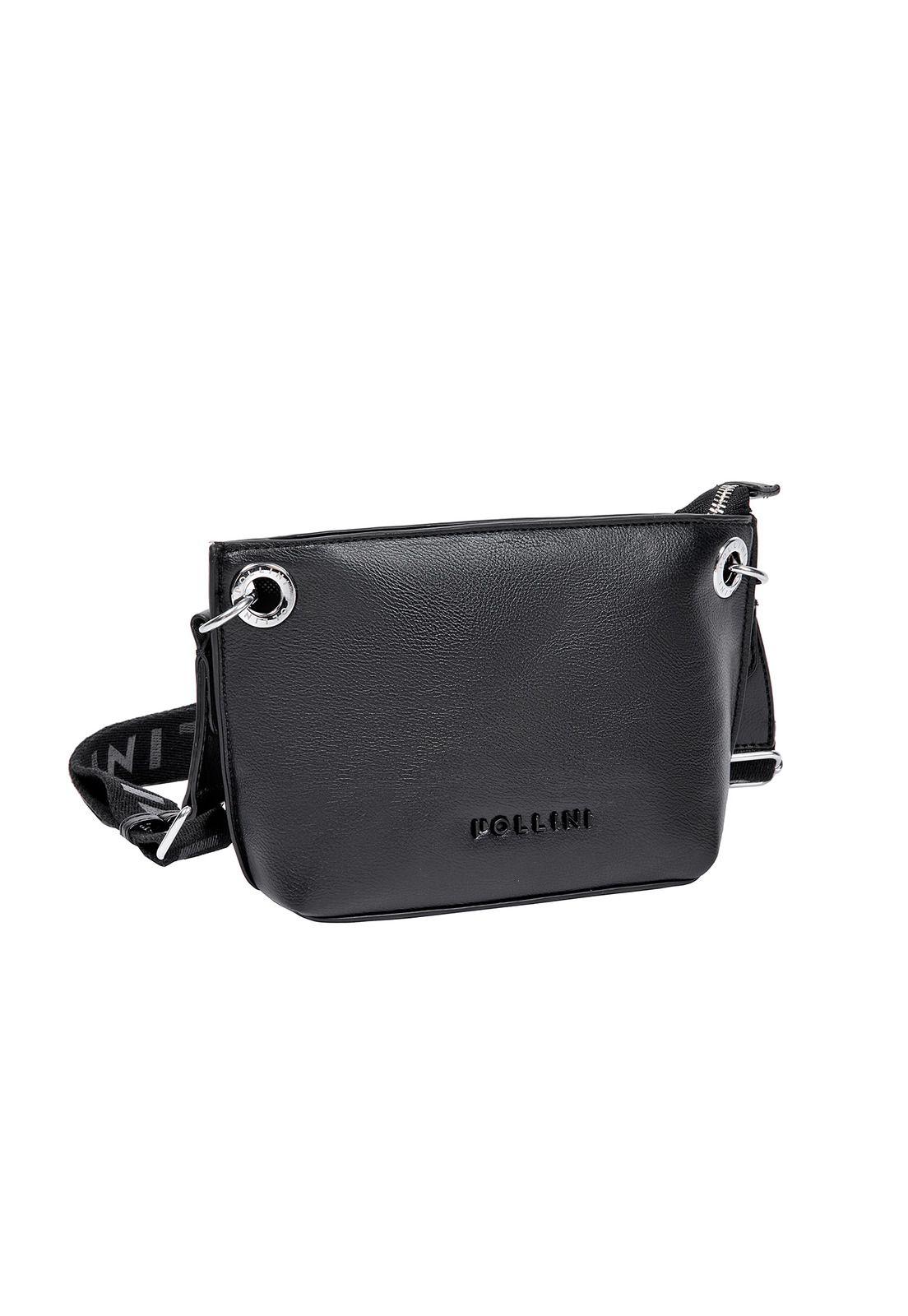 Cartera Bandolera Negro Pollini-2