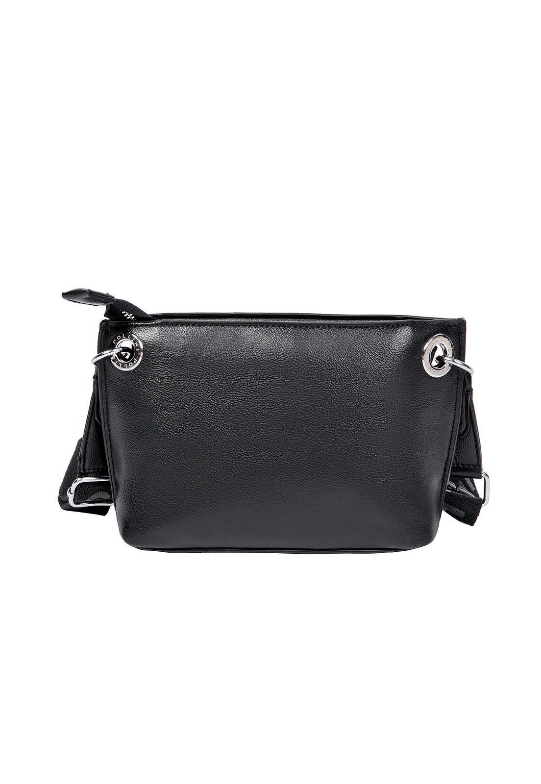 Cartera Bandolera Negro Pollini-3