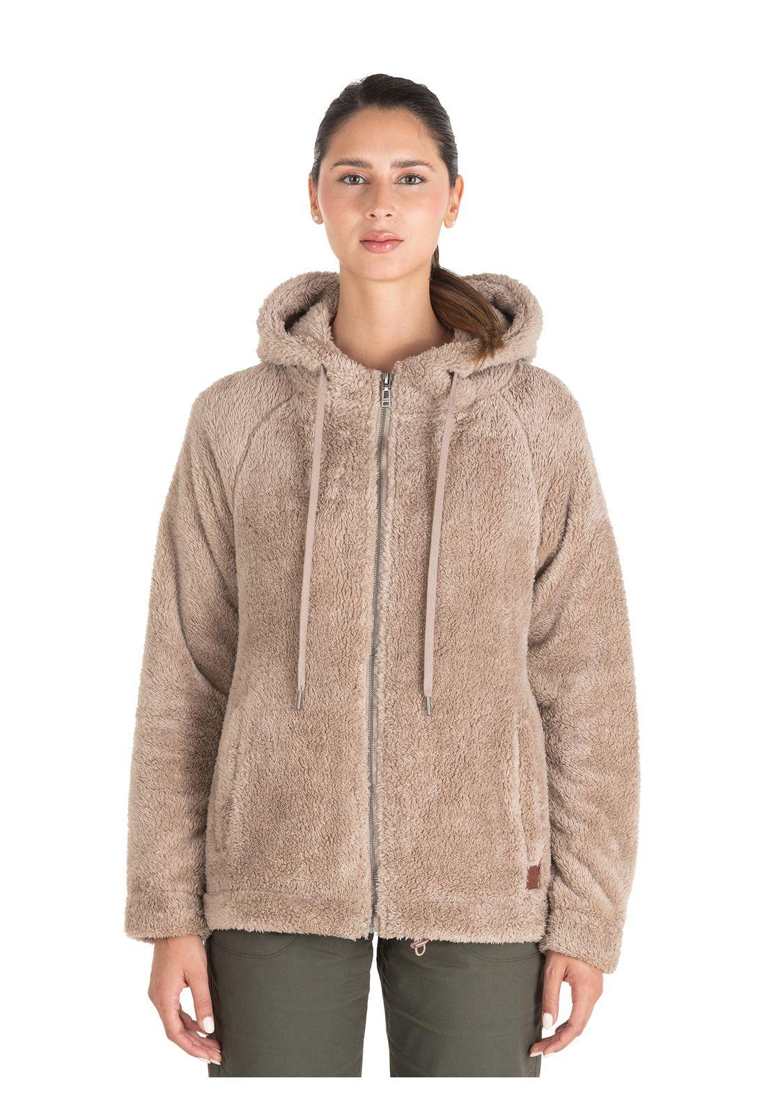 Polerón Fleece Taupe Mujer Panama Jack-0