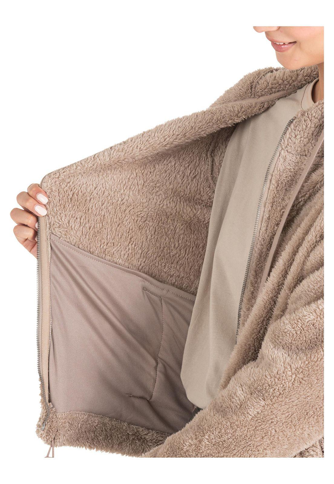 Polerón Fleece Taupe Mujer Panama Jack-4