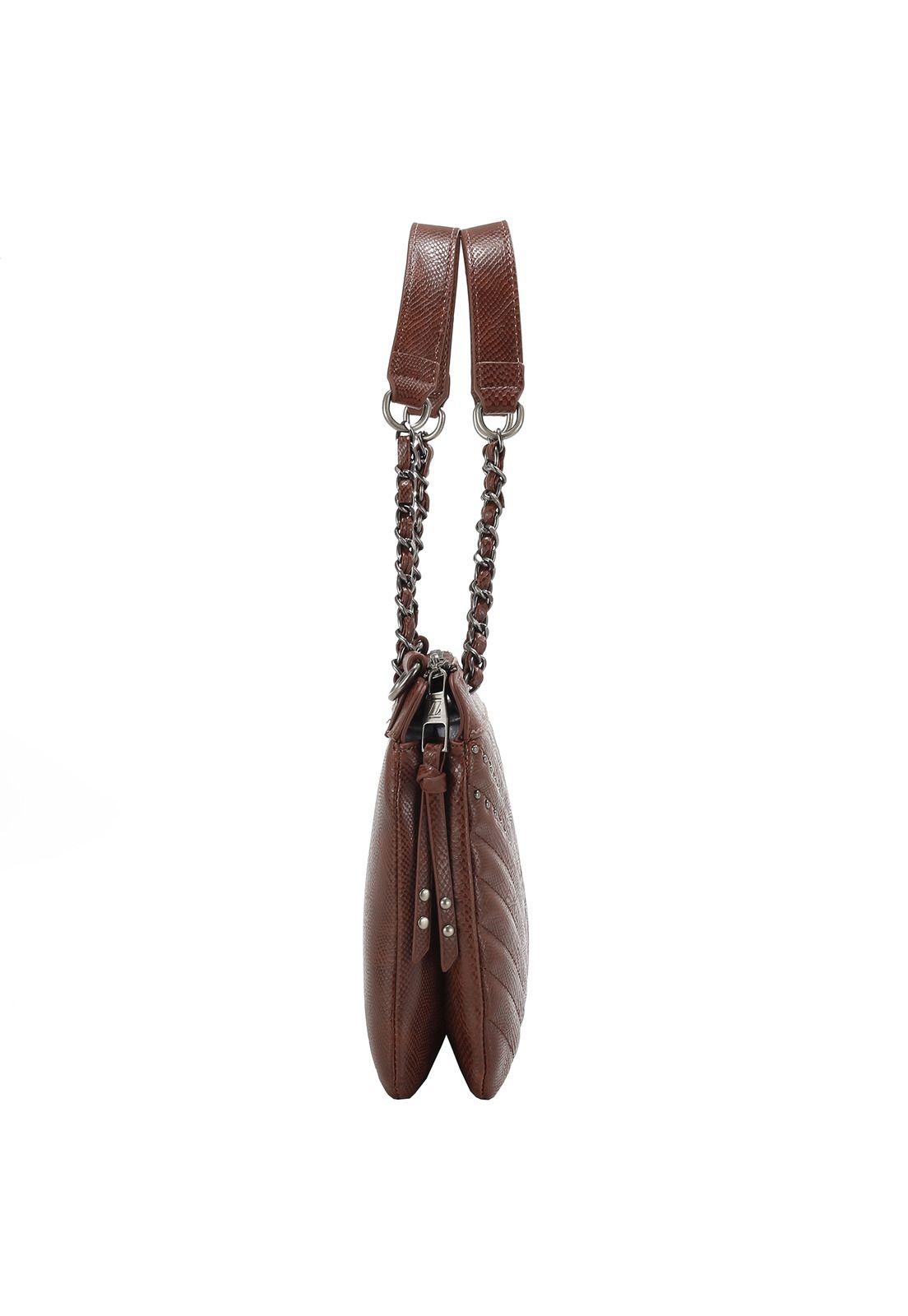 Cartera Bandolera Chocolate Zappa-2