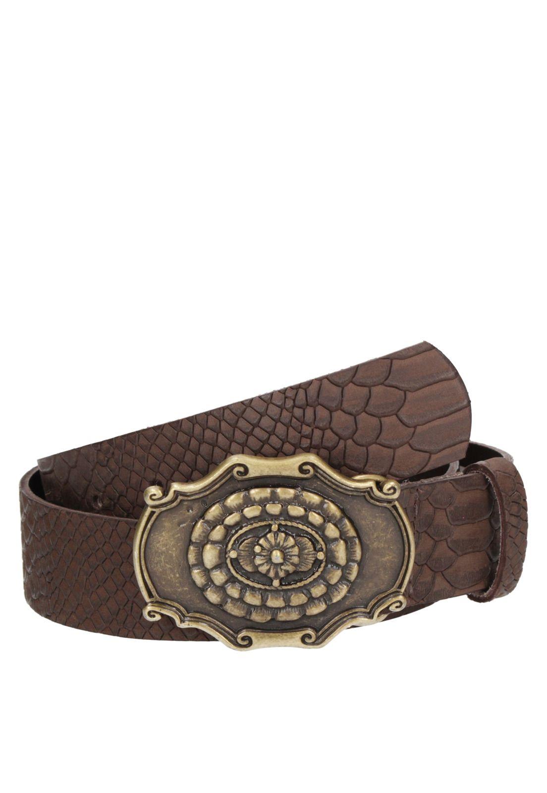 Cinturón Cuero Mujer J021 Café Panama Jack-0