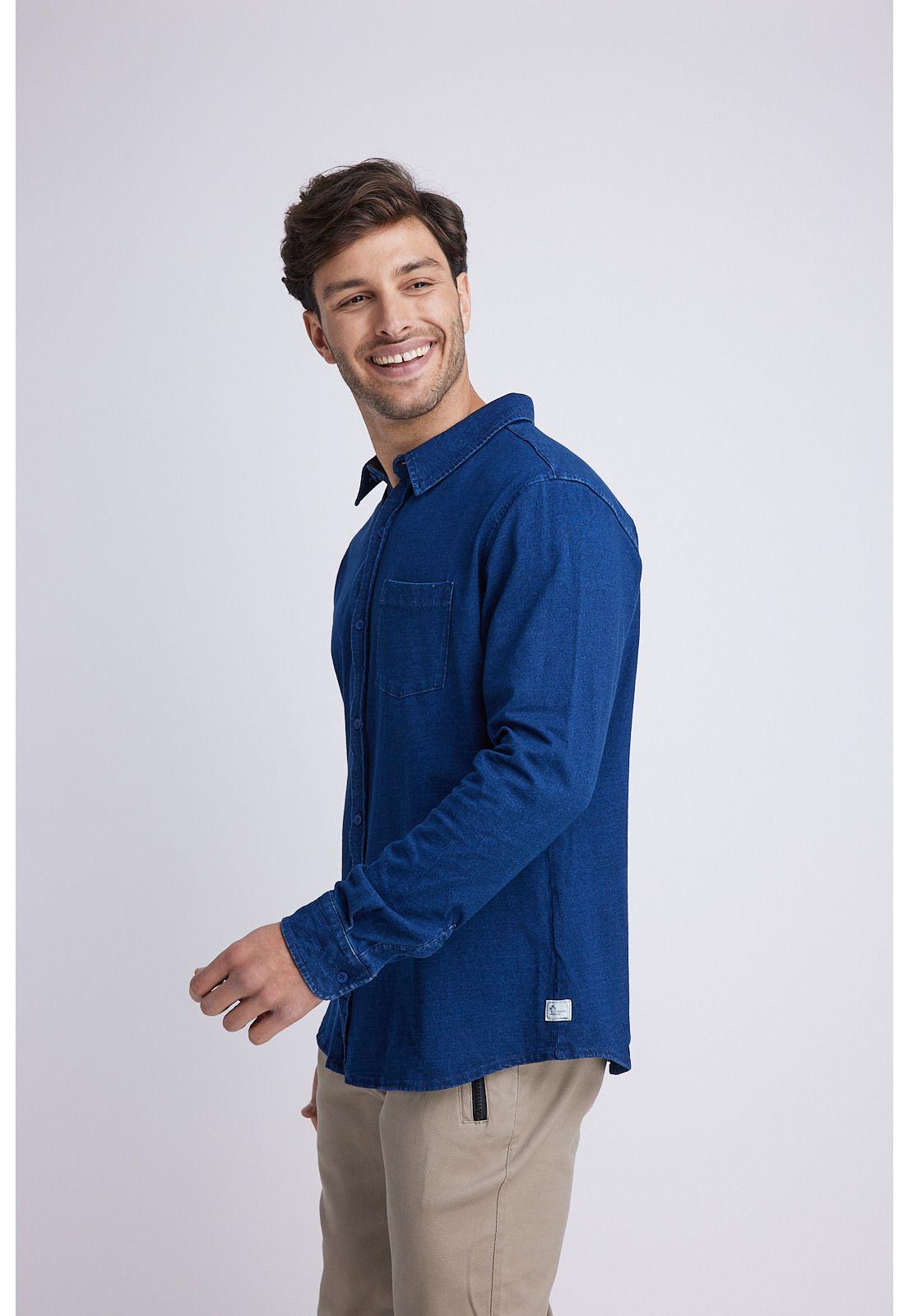 Camisa Hombre Navy Panama Jack-1