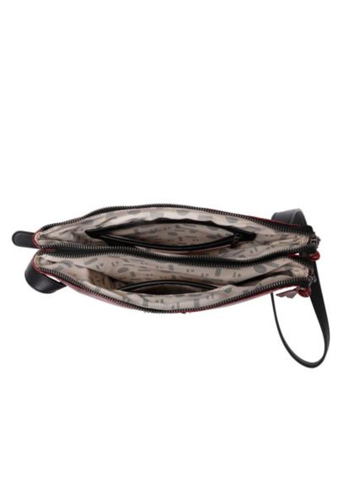 Cartera Bandolera Animal Print Pollini-2