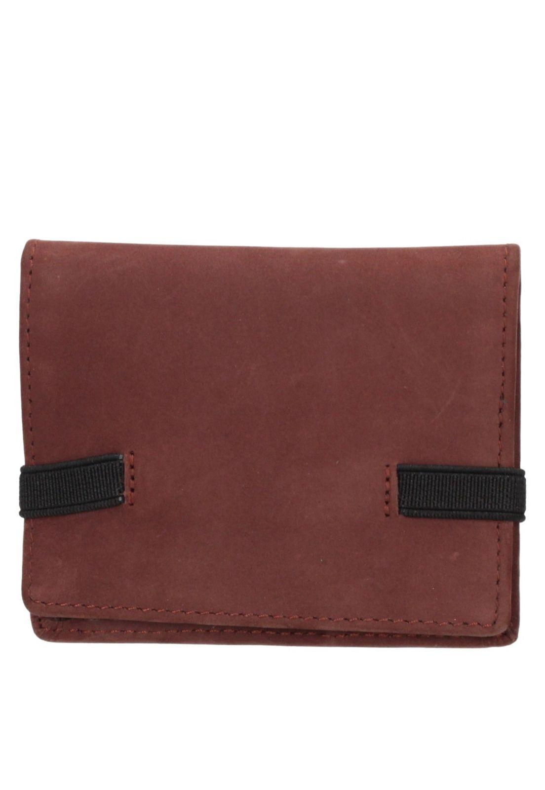 Billetera Tarjetero Cuero Hombre Burdeo Panama Jack-2