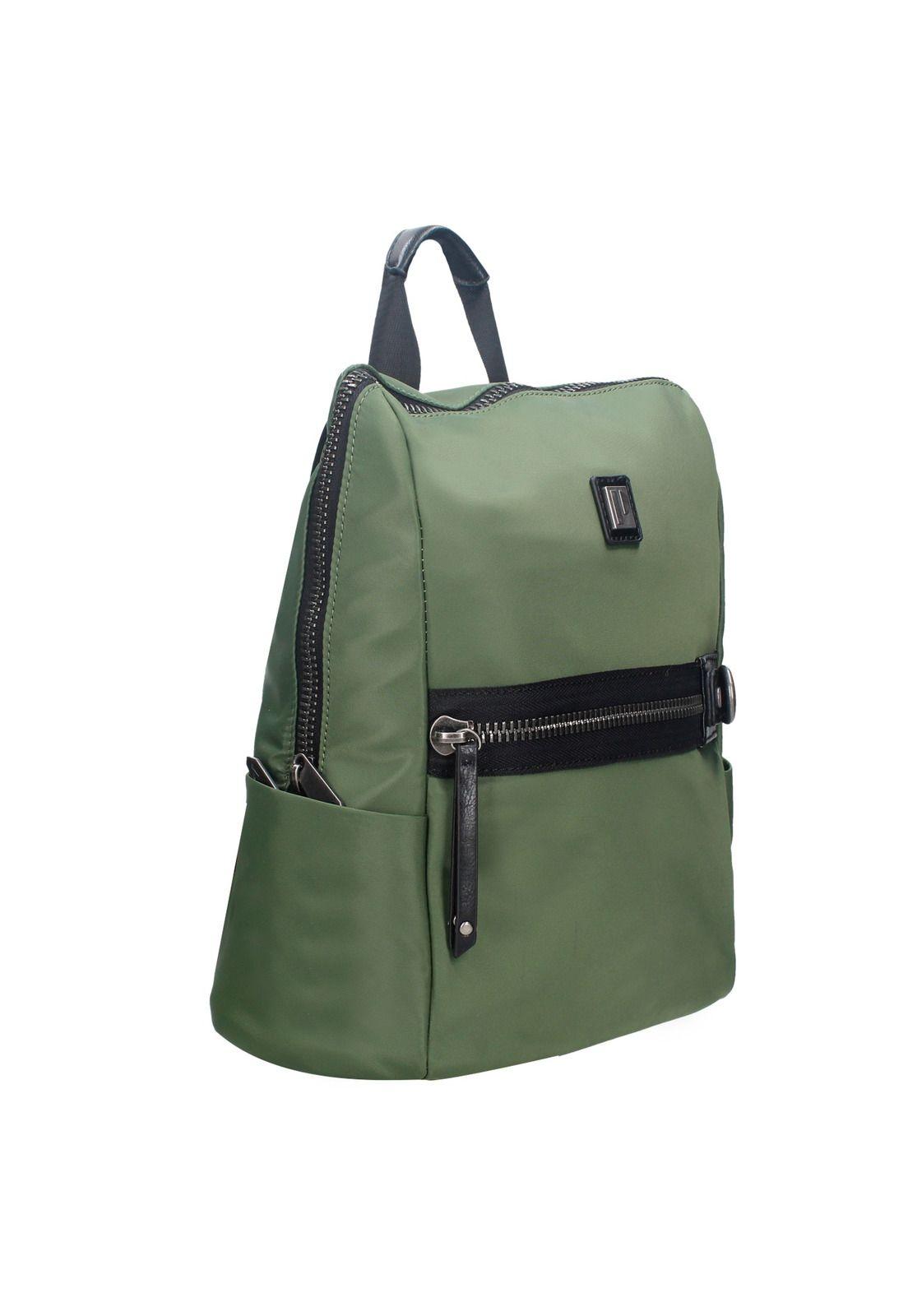 Mochila Mujer Verde Pollini-1