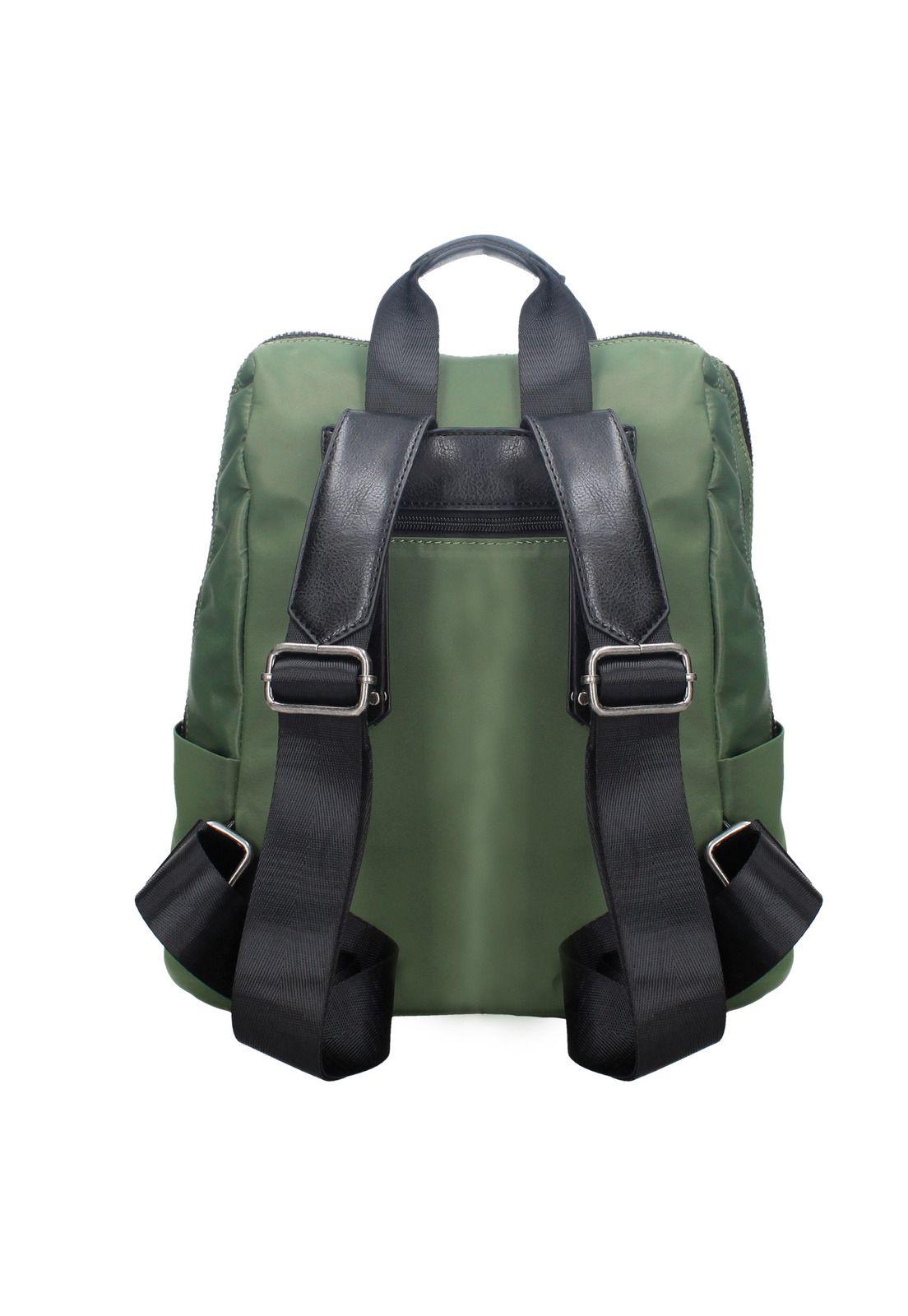 Mochila Mujer Verde Pollini-2