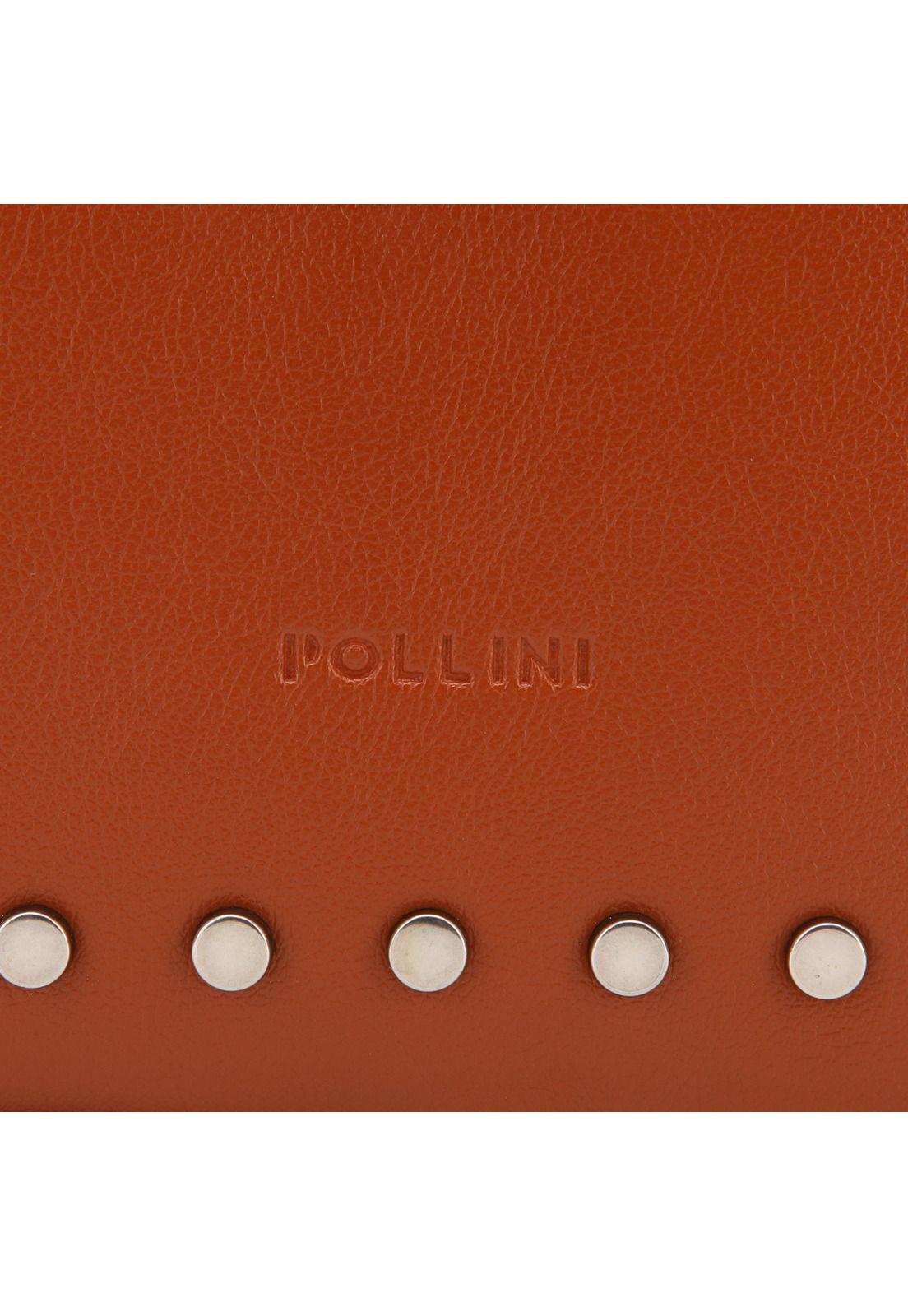 Mochila Mujer Chocolate Pollini-5