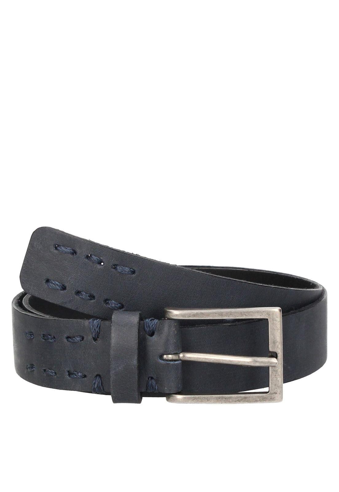 Cinturón Cuero Hombre Azul Panama Jack-0