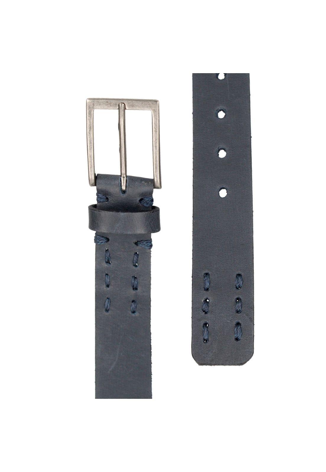 Cinturón Cuero Hombre Azul Panama Jack-2