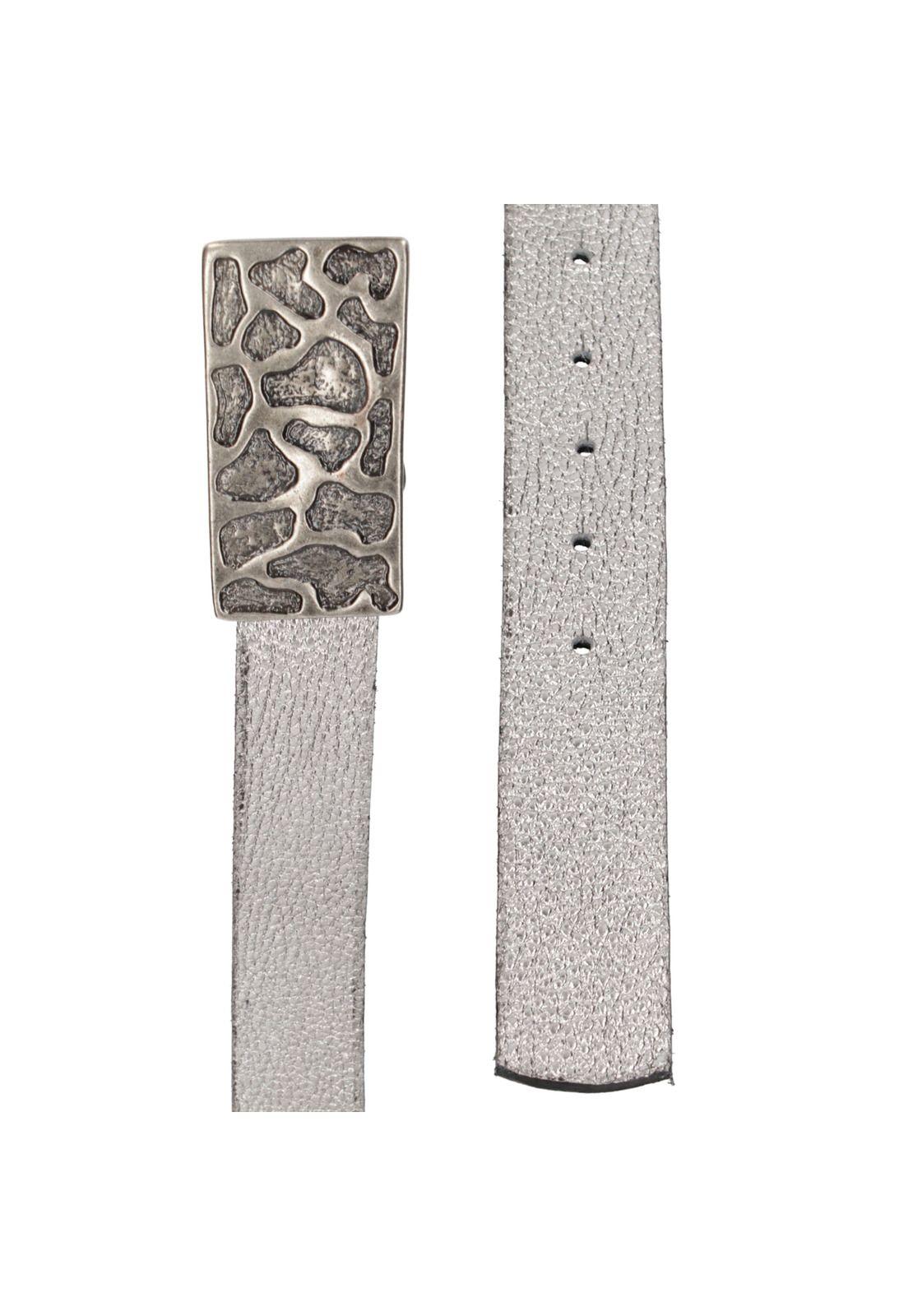 Cinturón Cuero Mujer Z580 Peltre Zappa-2