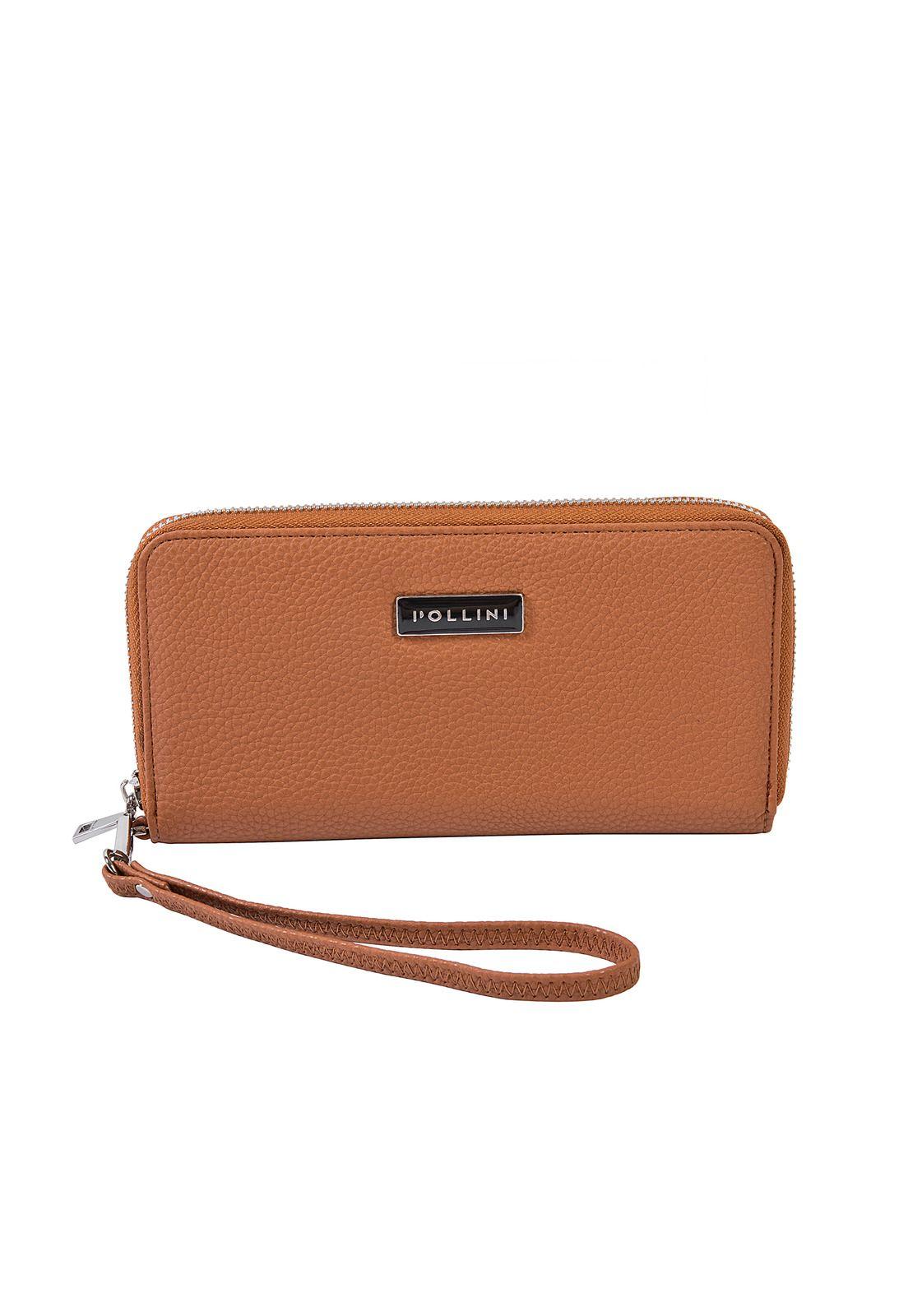 Billetera Mujer Camel Pollini-0