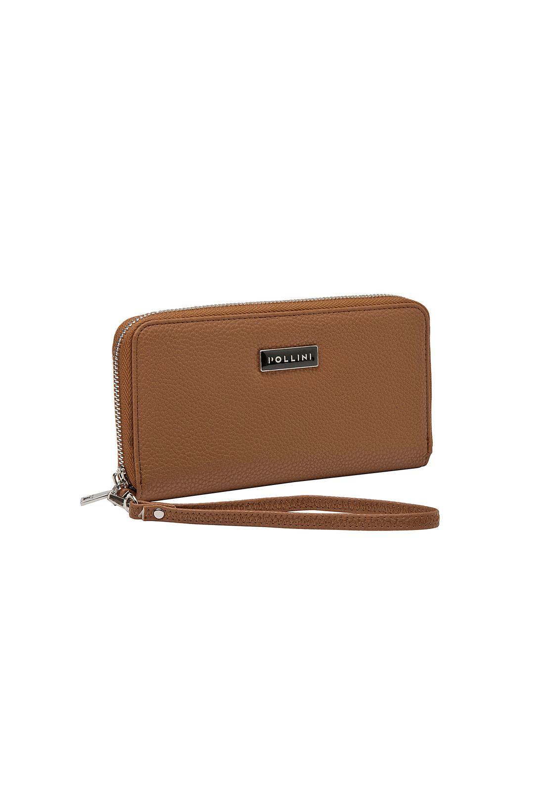 Billetera Mujer Camel Pollini-3