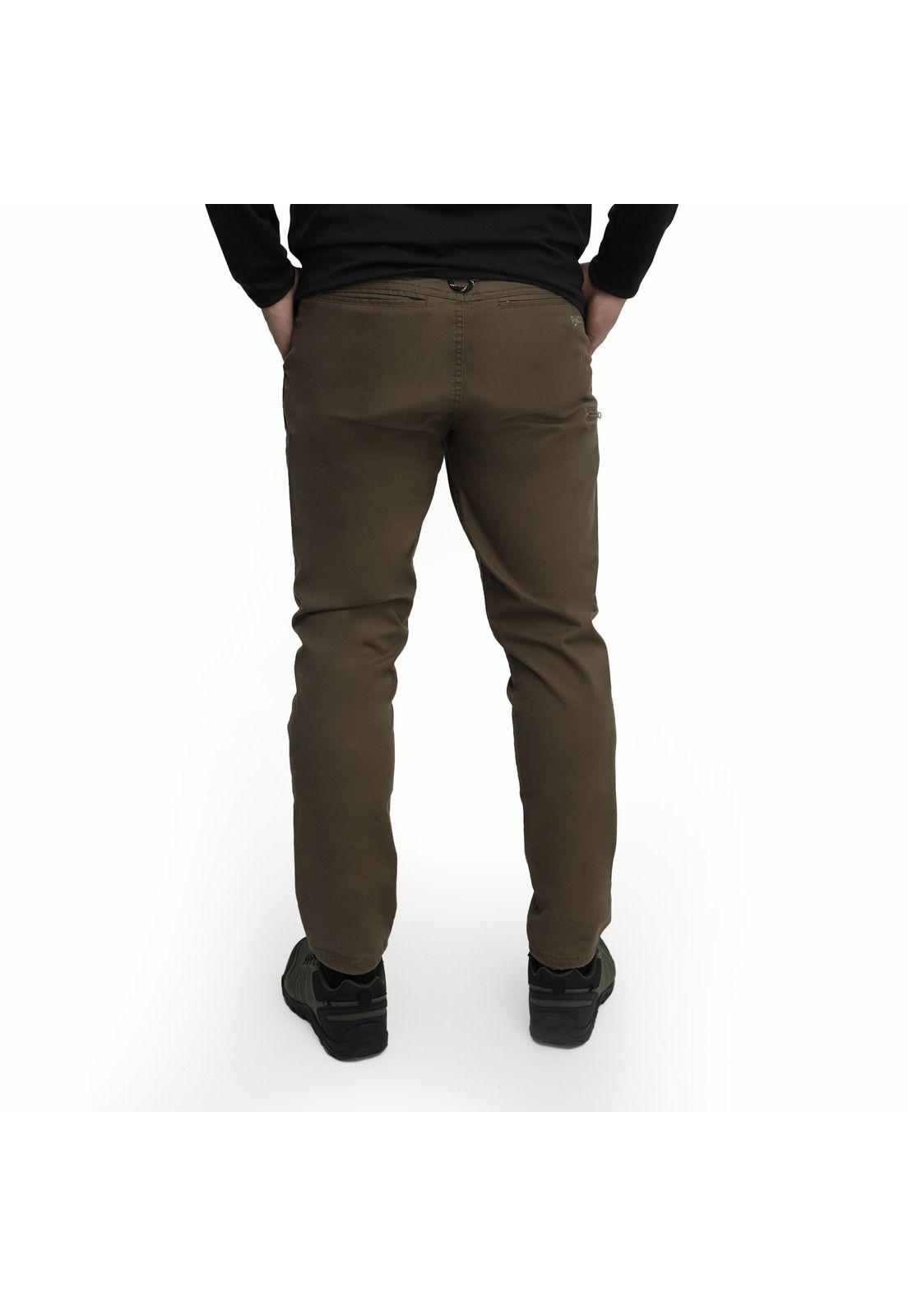 Pantalón hombre oliva Panama Jack-3