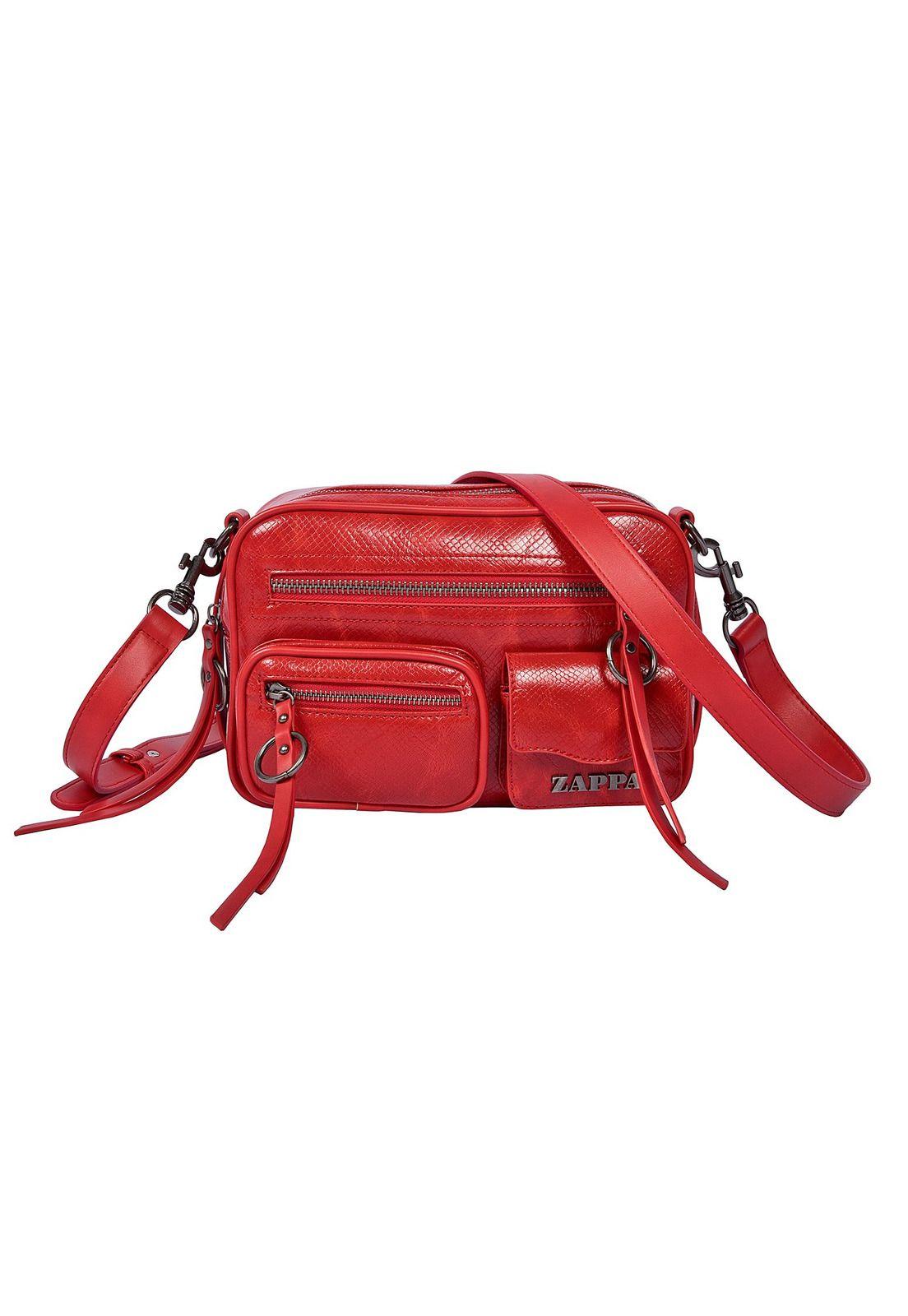 Cartera Bandolera Rojo Zappa-0