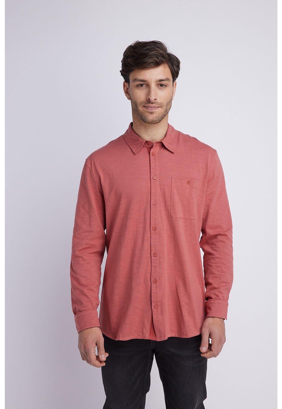 Camisa Hombre Ladrillo Panama Jack-0