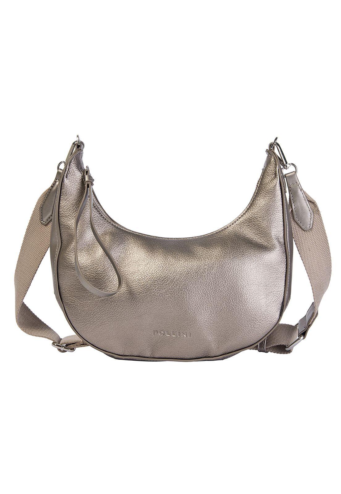 Cartera Bandolera Bronce Pollini-0