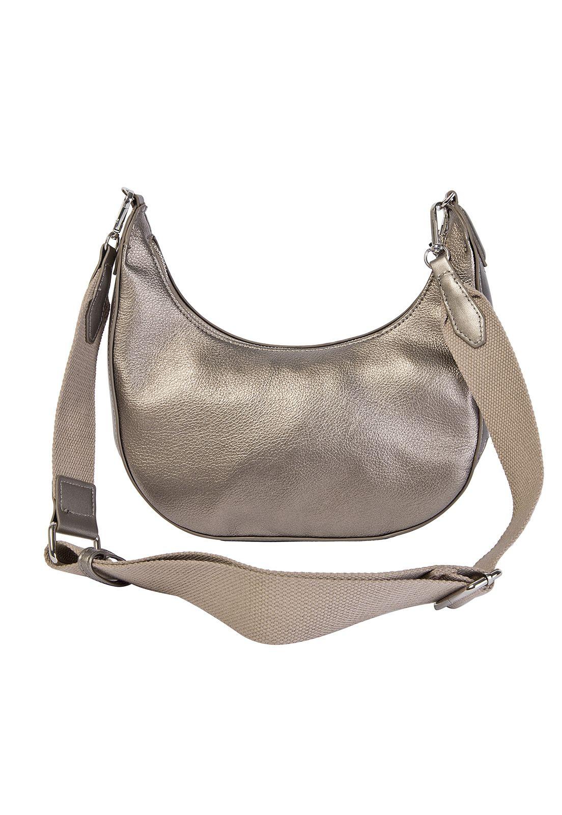 Cartera Bandolera Bronce Pollini-1