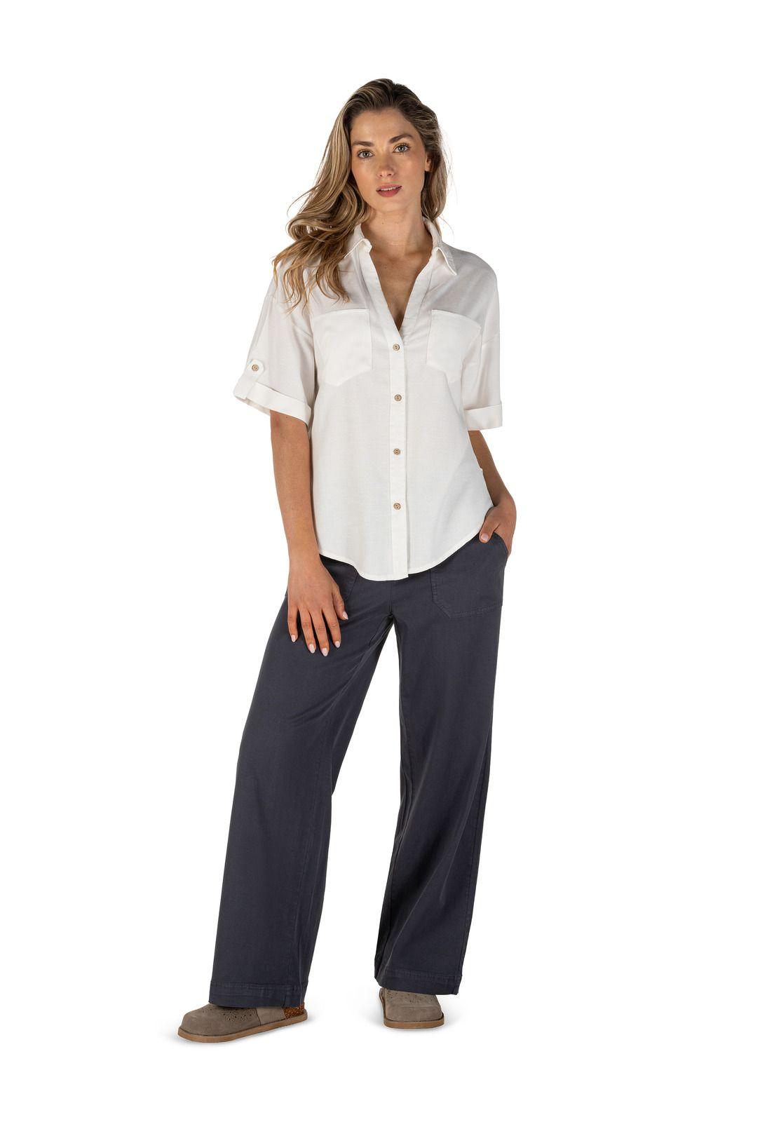 Blusa Lino Mujer W049 Panama Jack-1