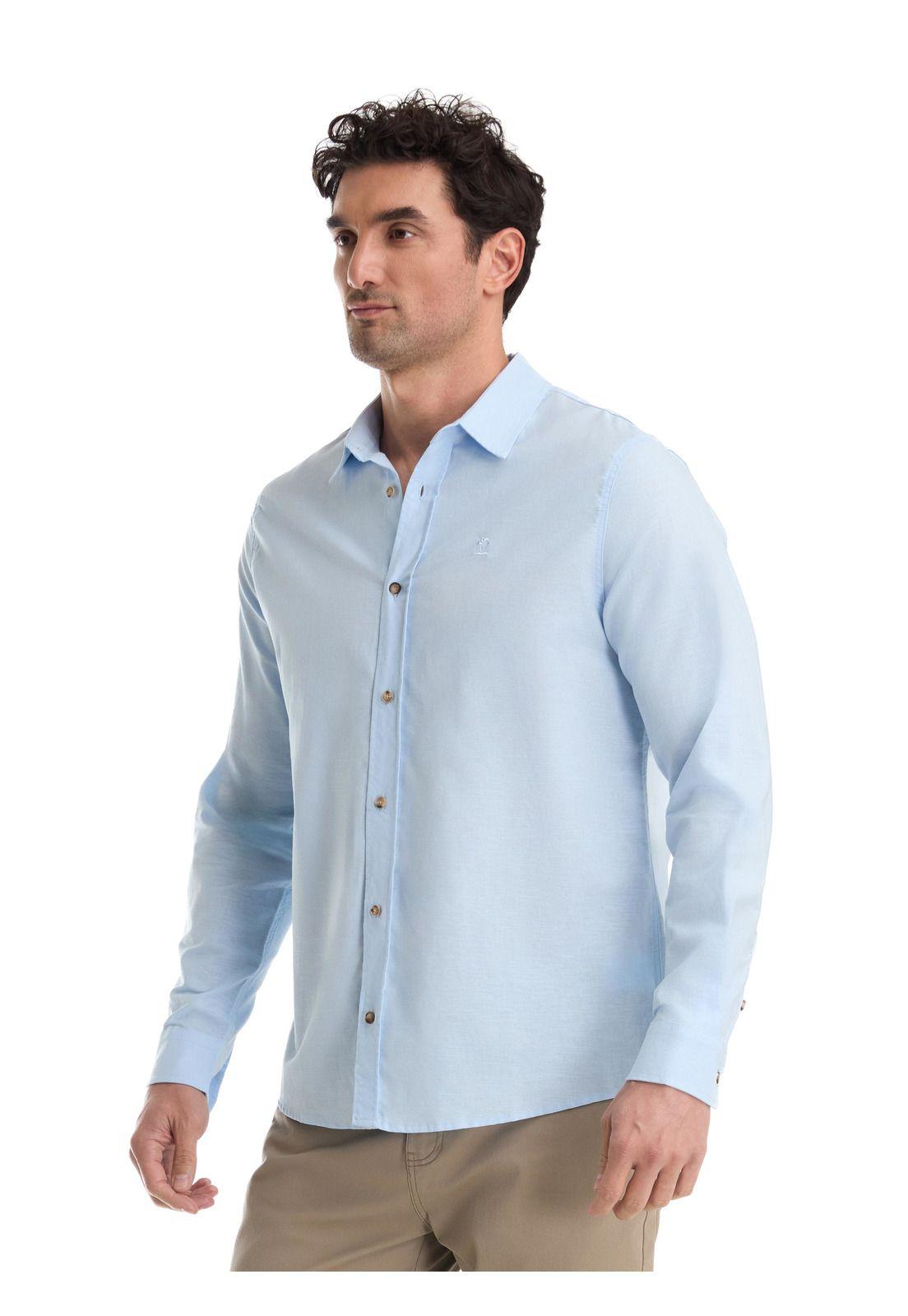 Camisa Hombre Manga Larga Lino Panama Jack-4