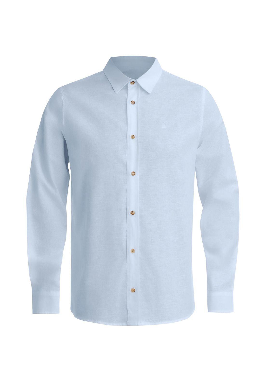 Camisa Hombre Manga Larga Lino Panama Jack-7