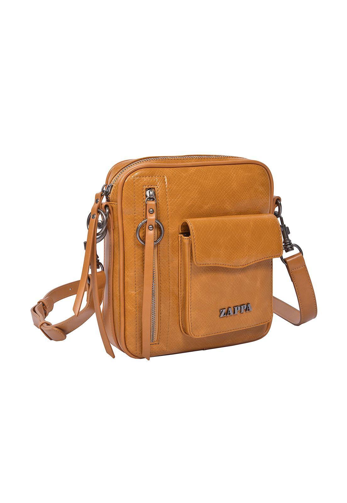 Cartera Bandolera Mostaza Zappa-1