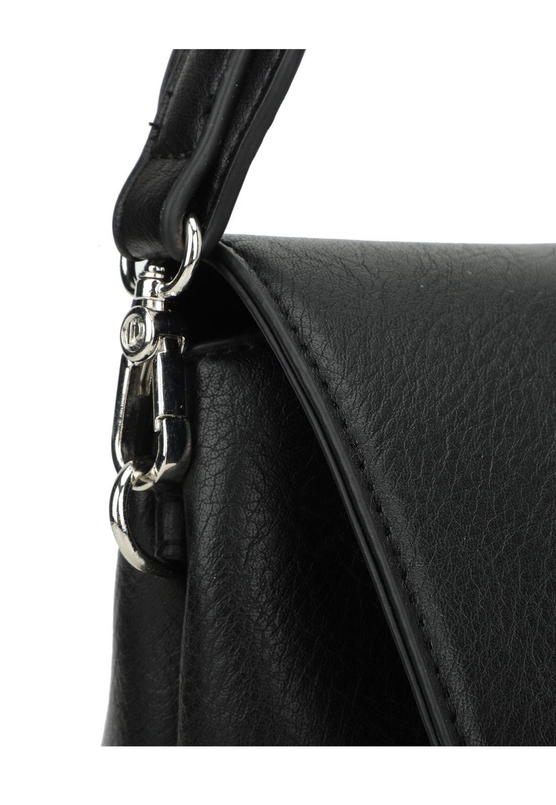 Cartera Bandolera Negro Pollini-5