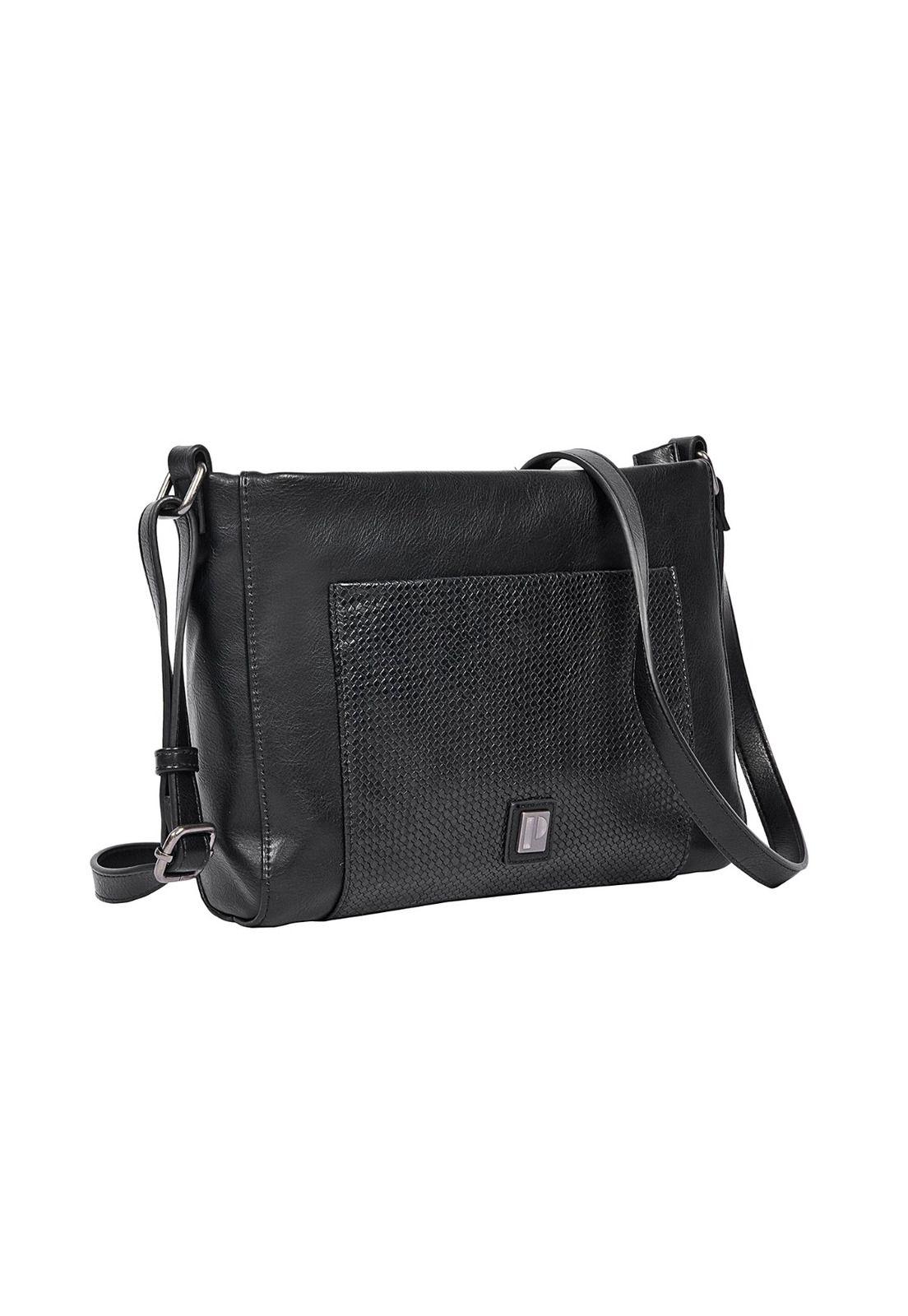 Cartera Bandolera Negro Pollini-2