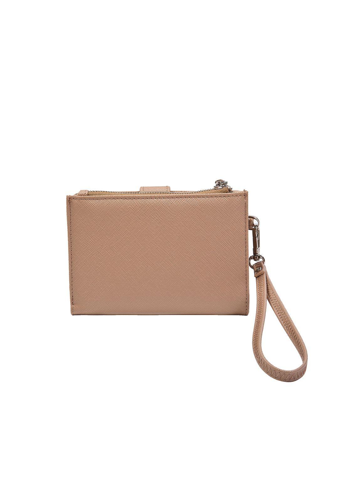 Billetera Mujer Taupe Pollini-1