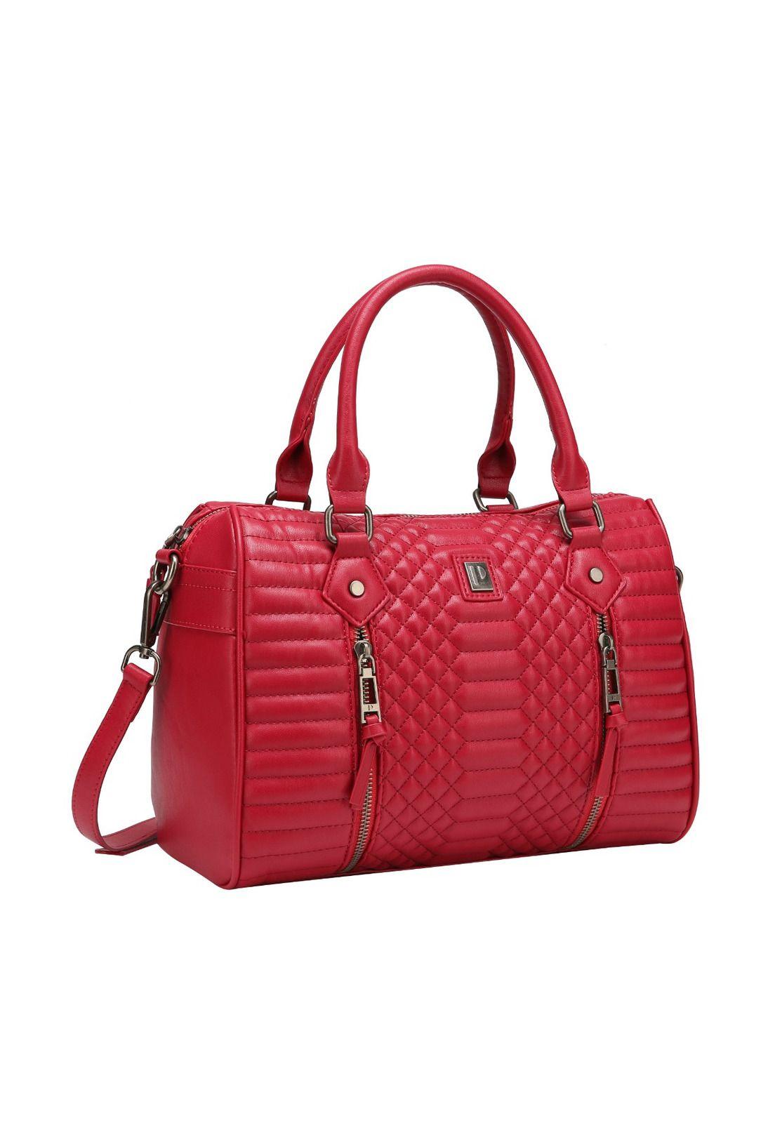 Cartera tipo bolso Frambuesa Pollini-4