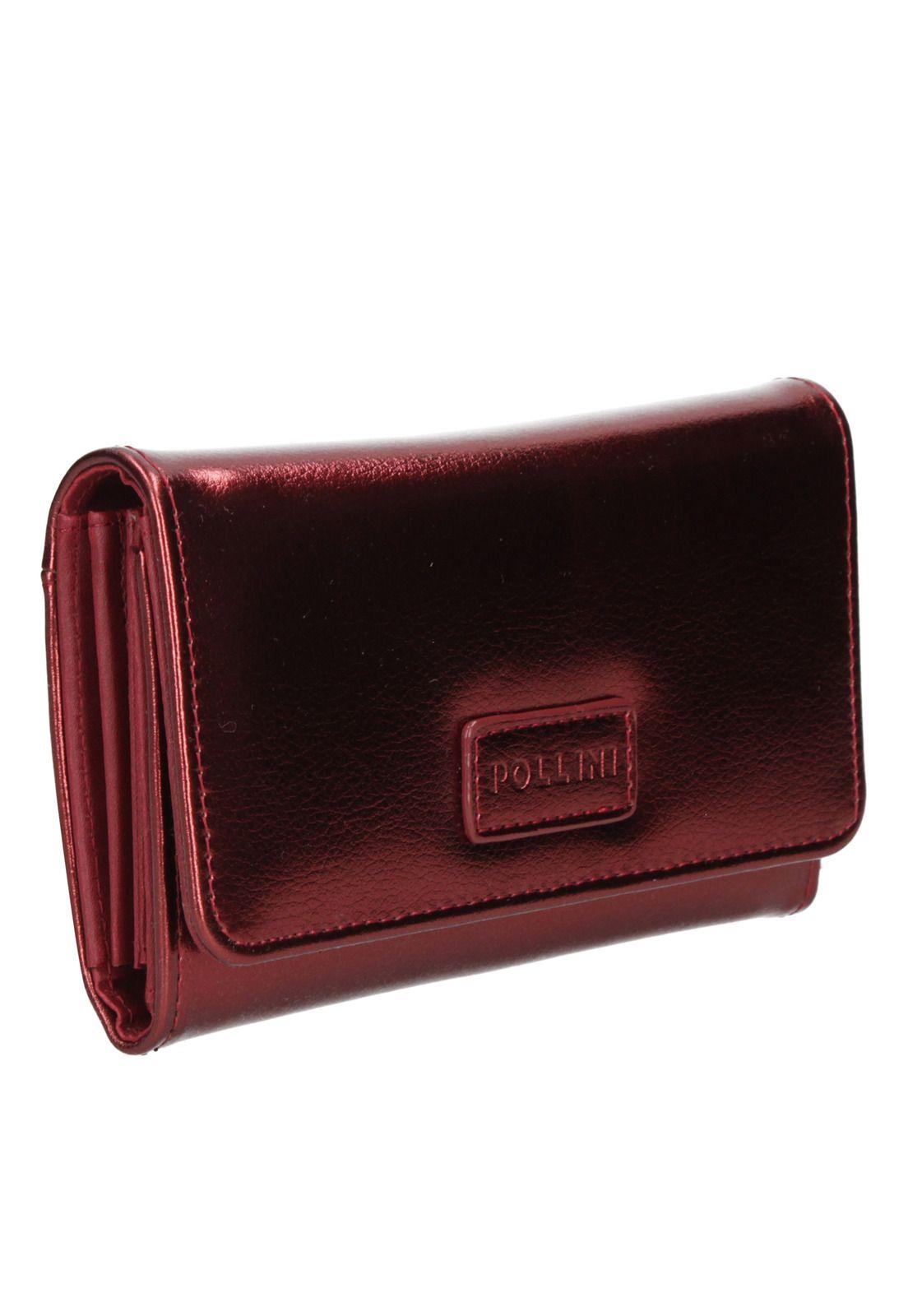 Billetera B076 Rojo Pollini-1