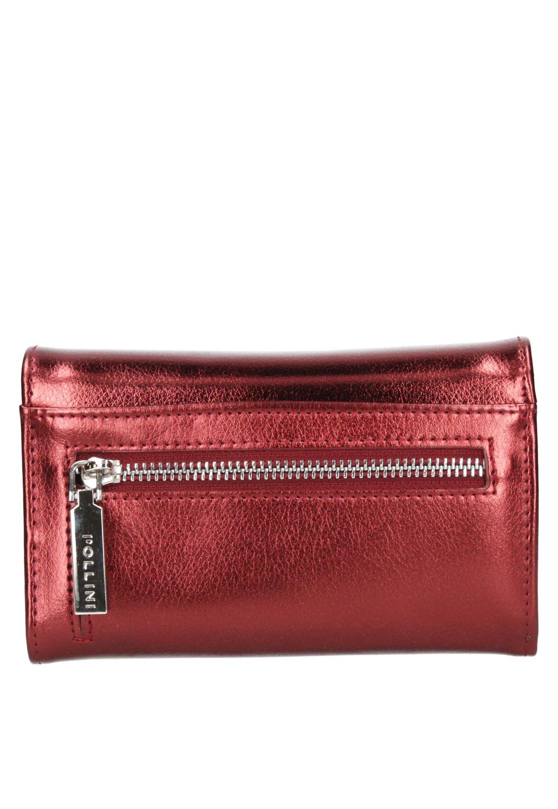 Billetera B076 Rojo Pollini-2